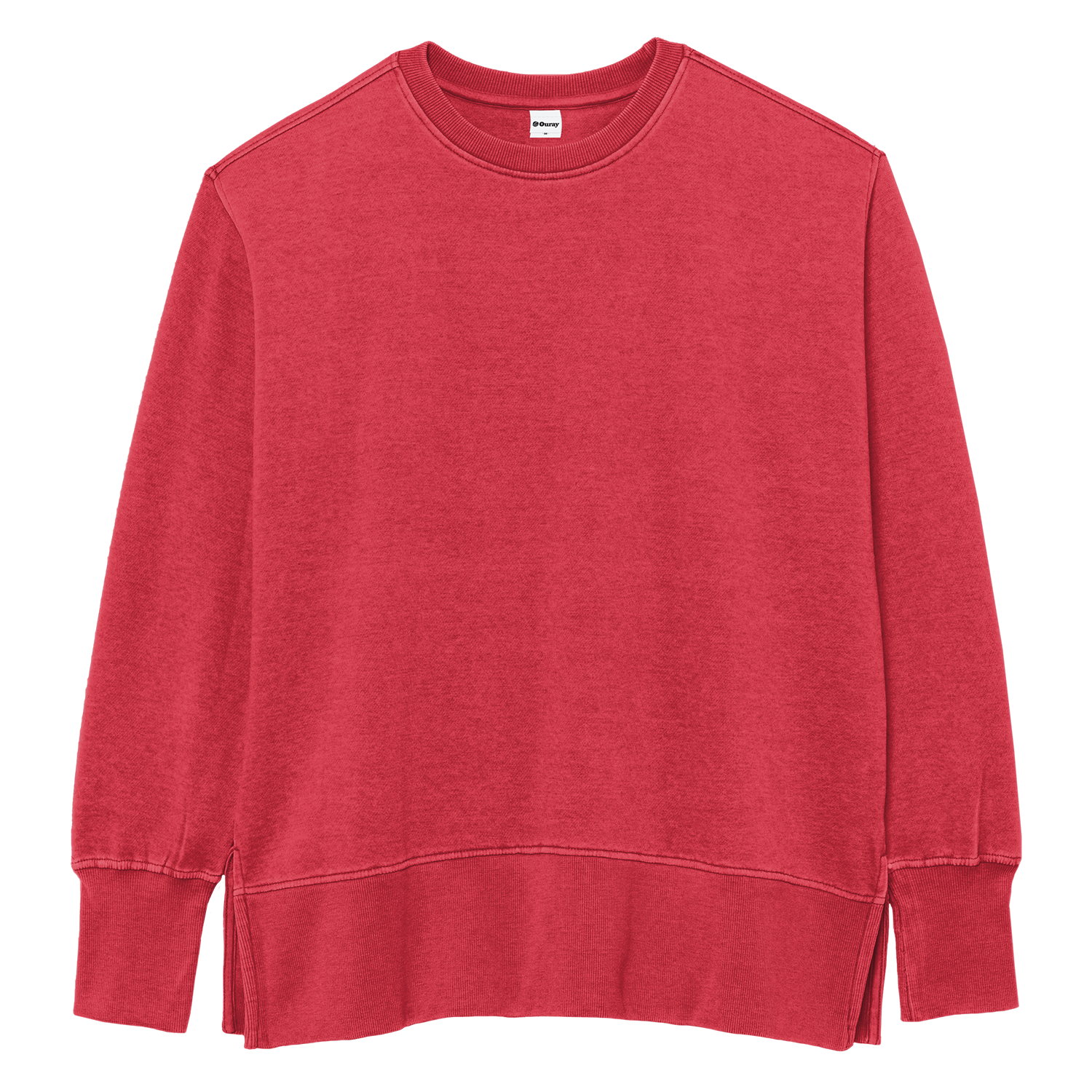 Womens Weathered Fleece Crew