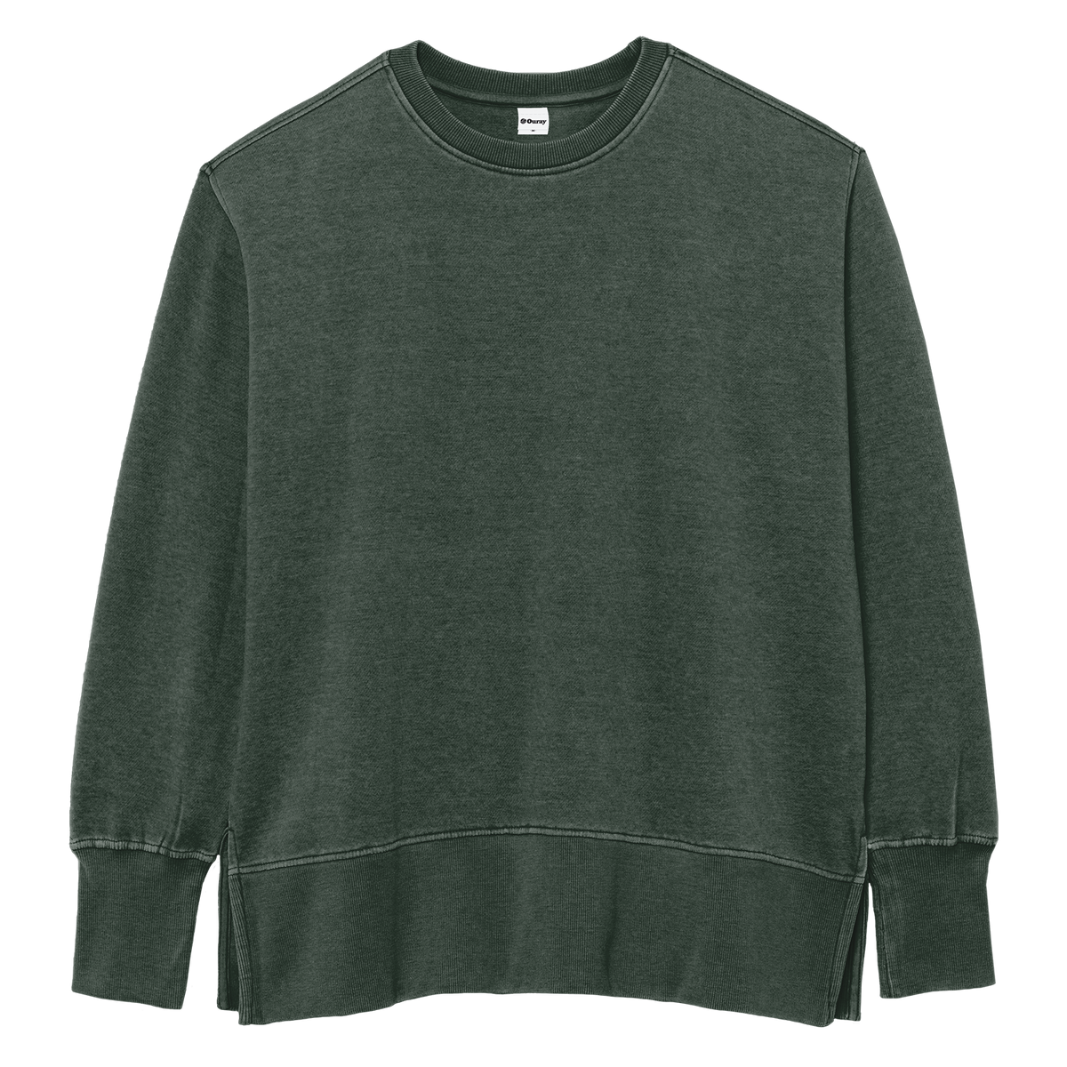 Womens Weathered Fleece Crew