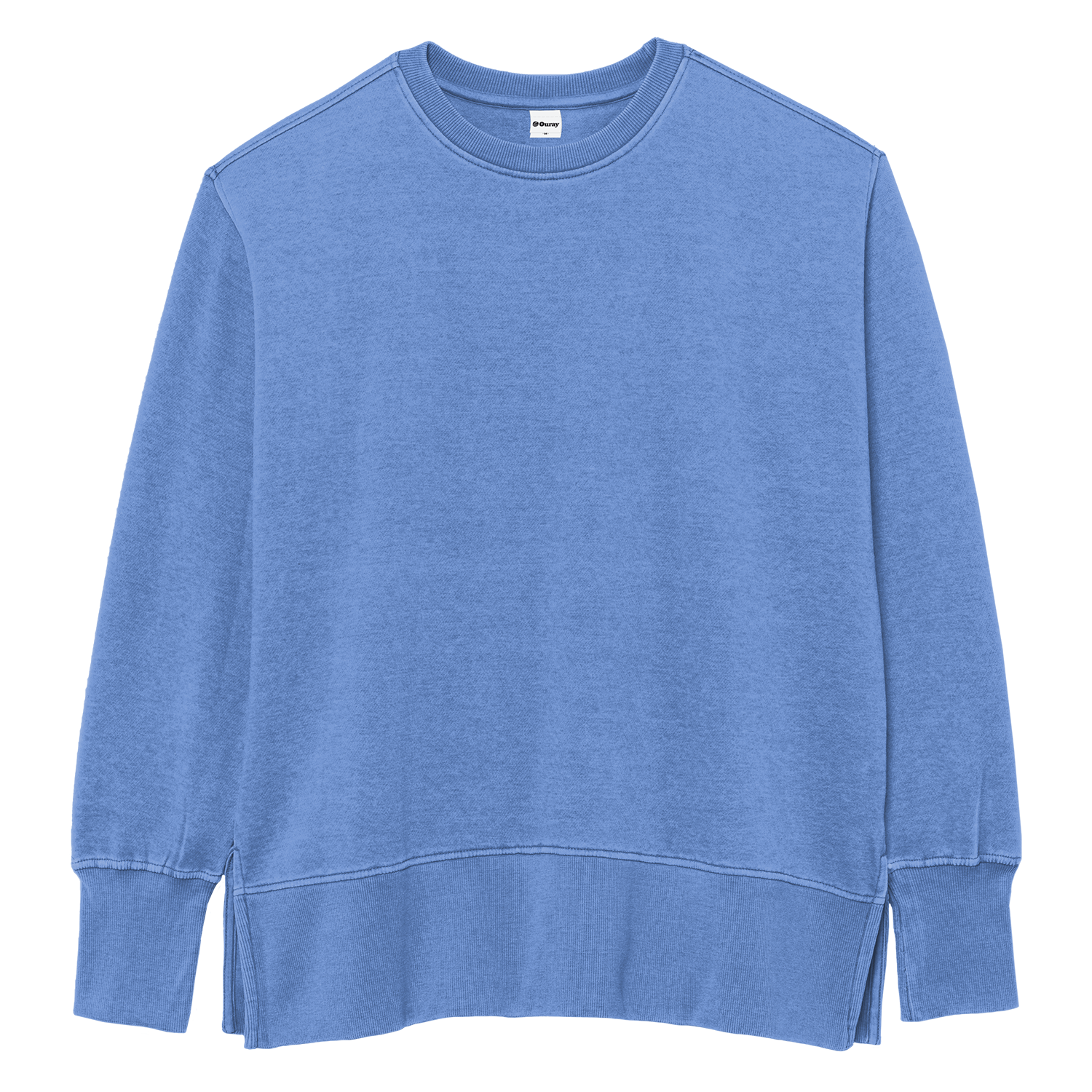 Womens Weathered Fleece Crew