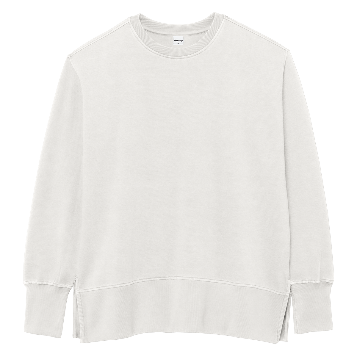 Womens Weathered Fleece Crew