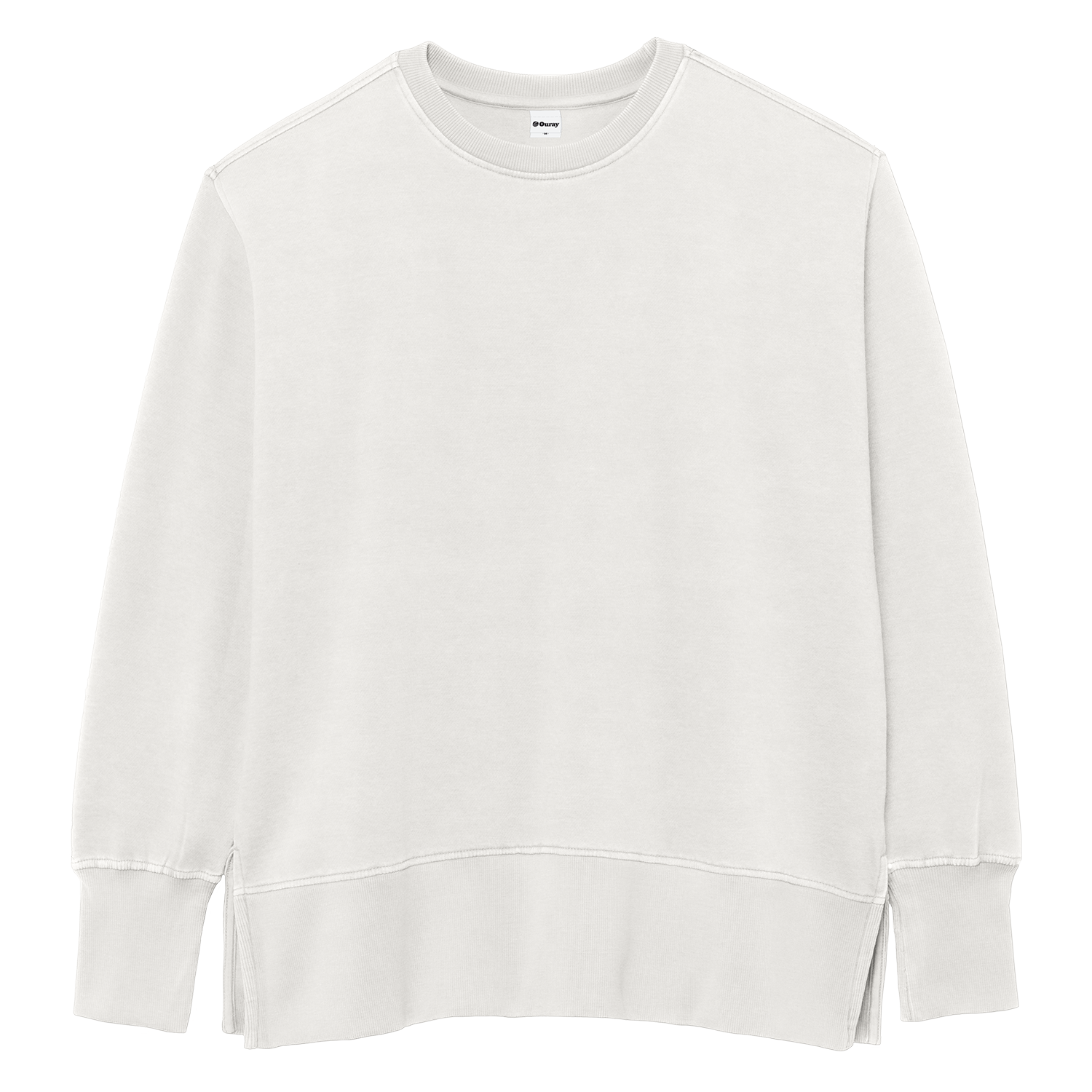 Womens Weathered Fleece Crew