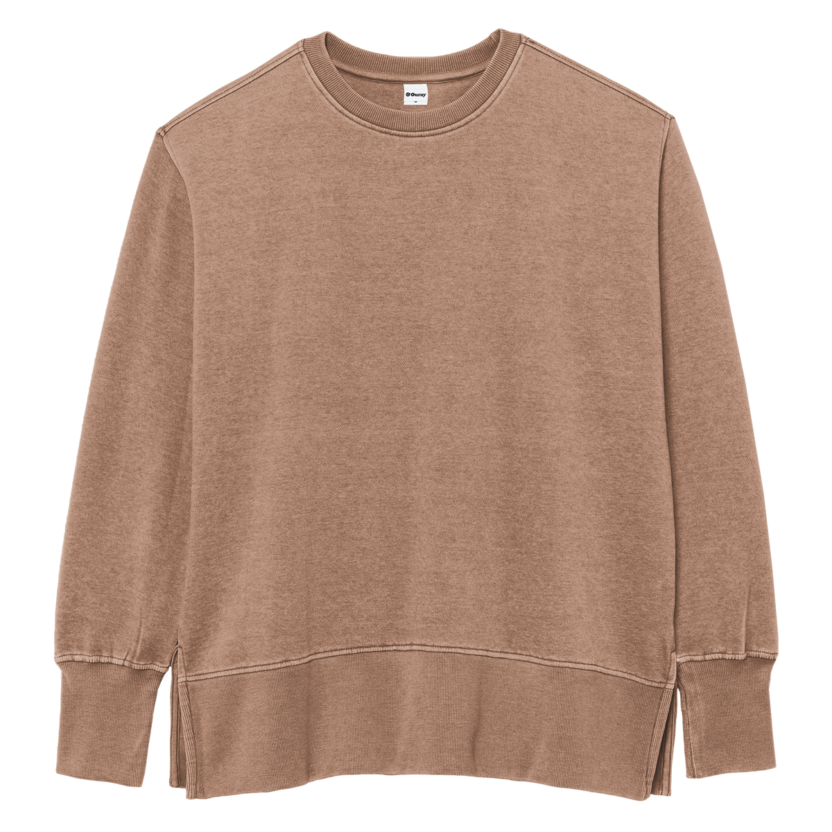 Womens Weathered Fleece Crew
