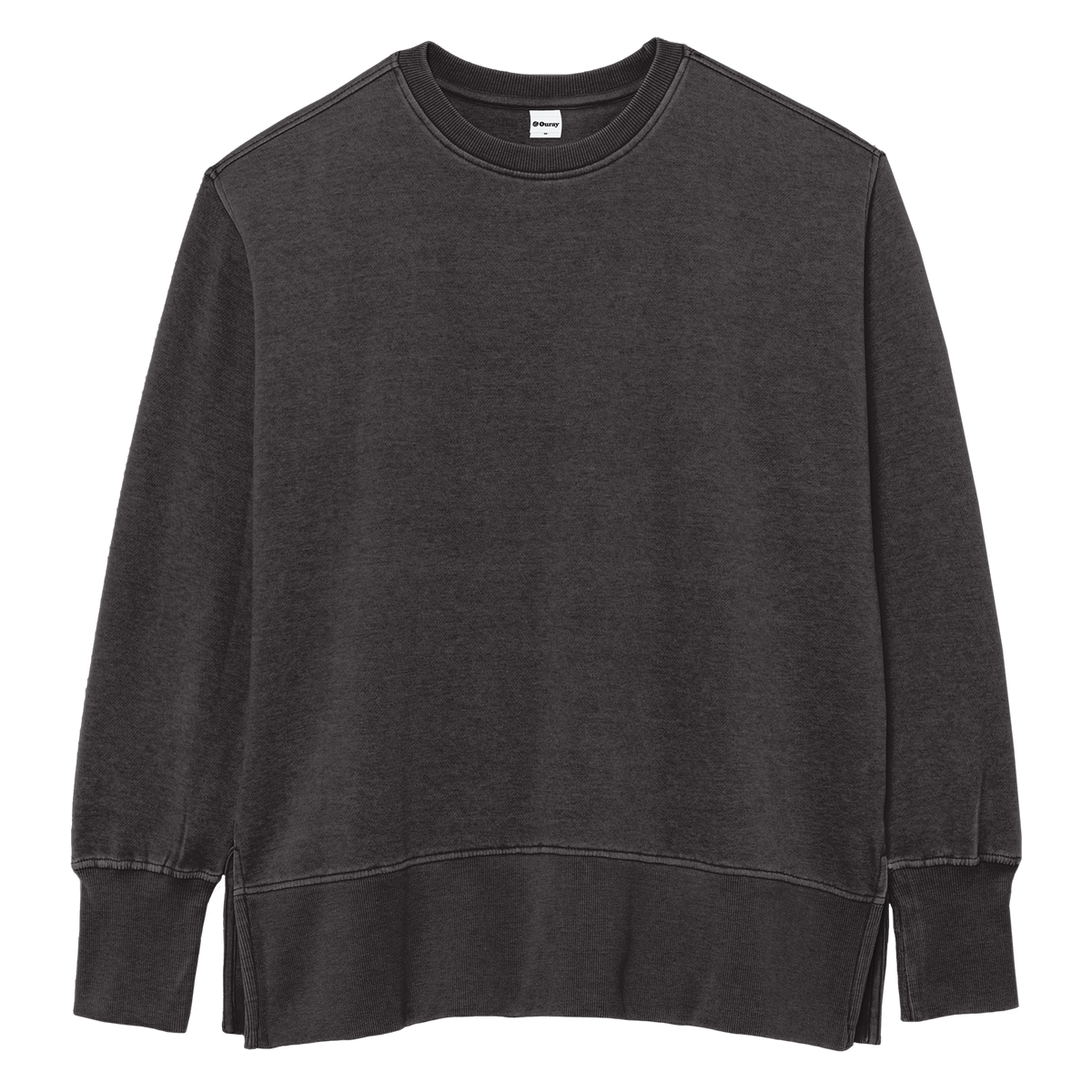 Womens Weathered Fleece Crew