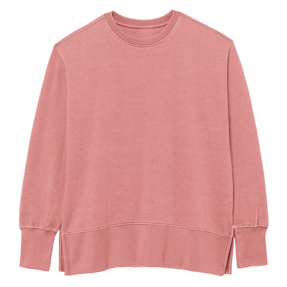 Womens Weathered Fleece Crew