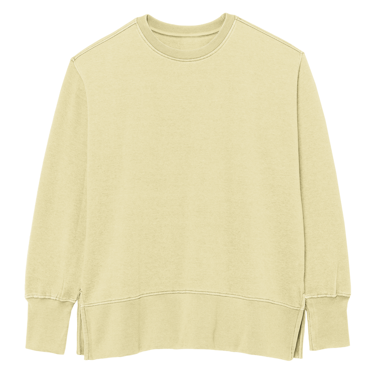 Womens Weathered Fleece Crew