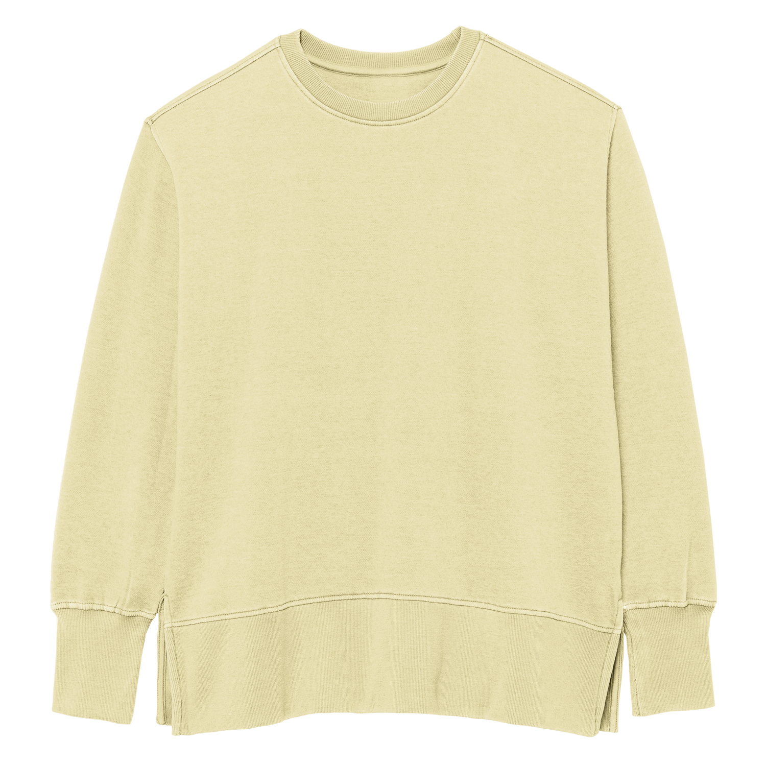 Womens Weathered Fleece Crew