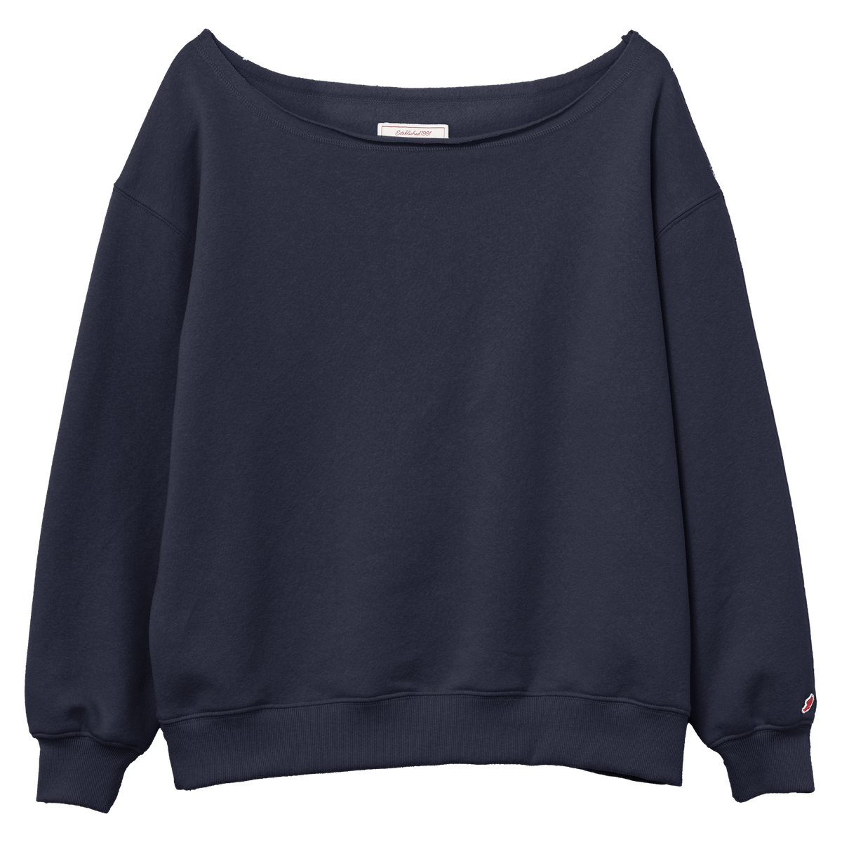 Reverse Fleece Tiffany Off Shoulder