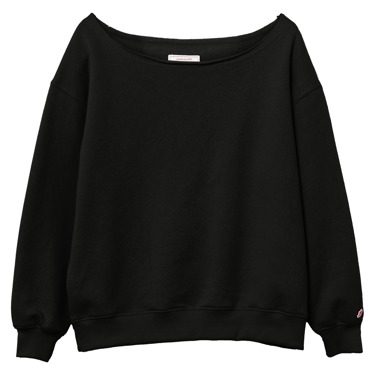 Reverse Fleece Tiffany Off Shoulder