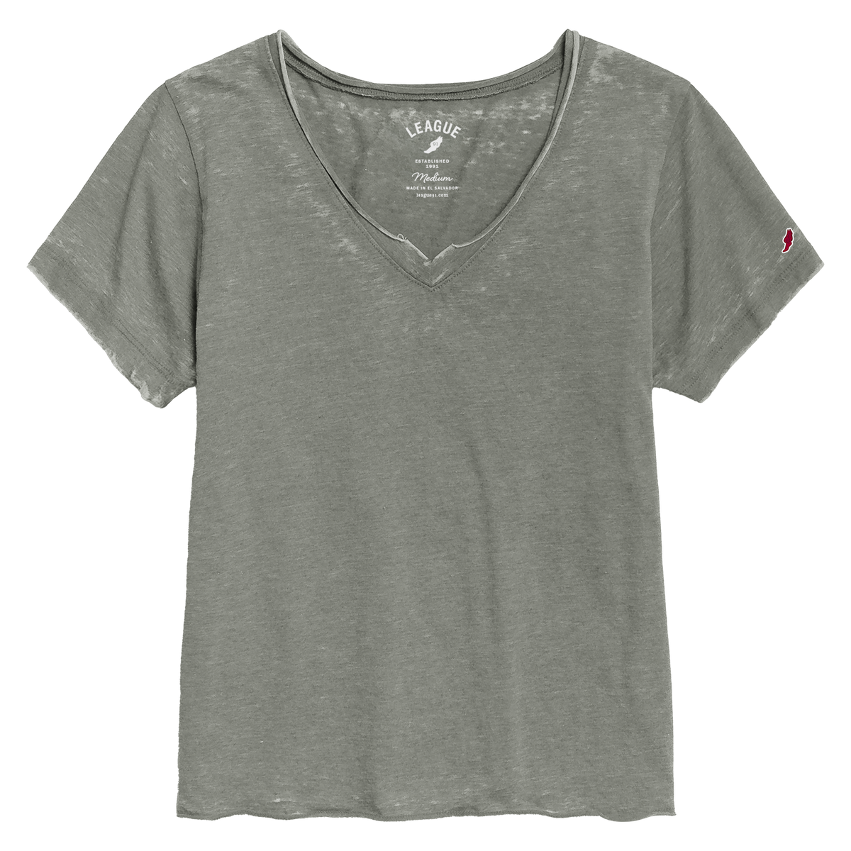 Burnout Loose Fit V-Neck