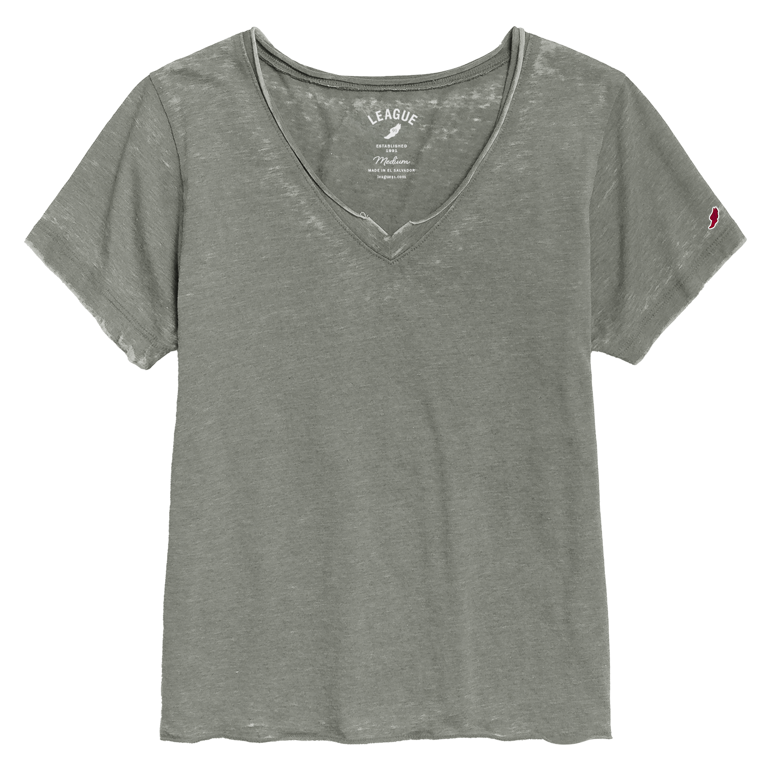 Burnout Loose Fit V-Neck