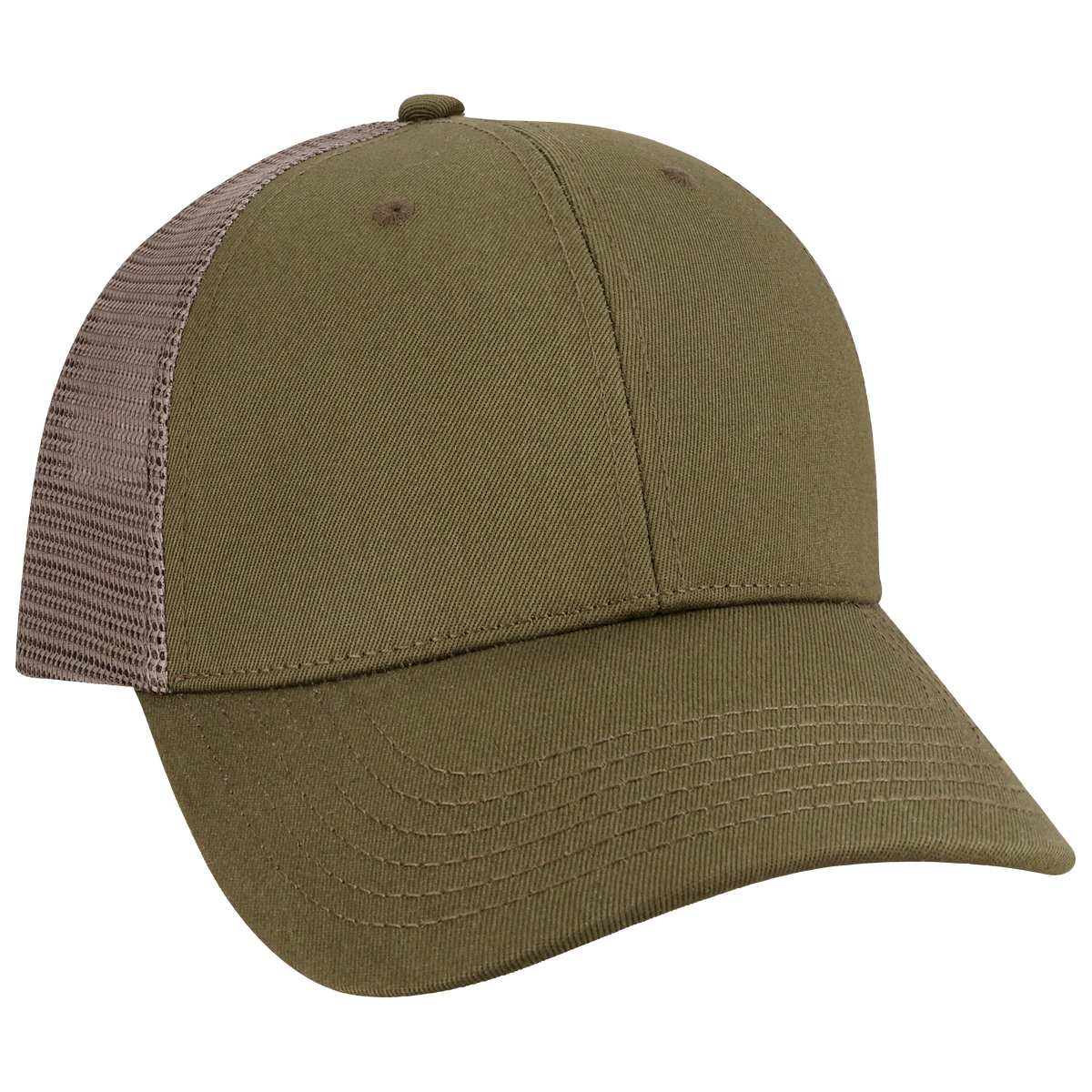 Structured 6 Panel Adj Trucker Hat