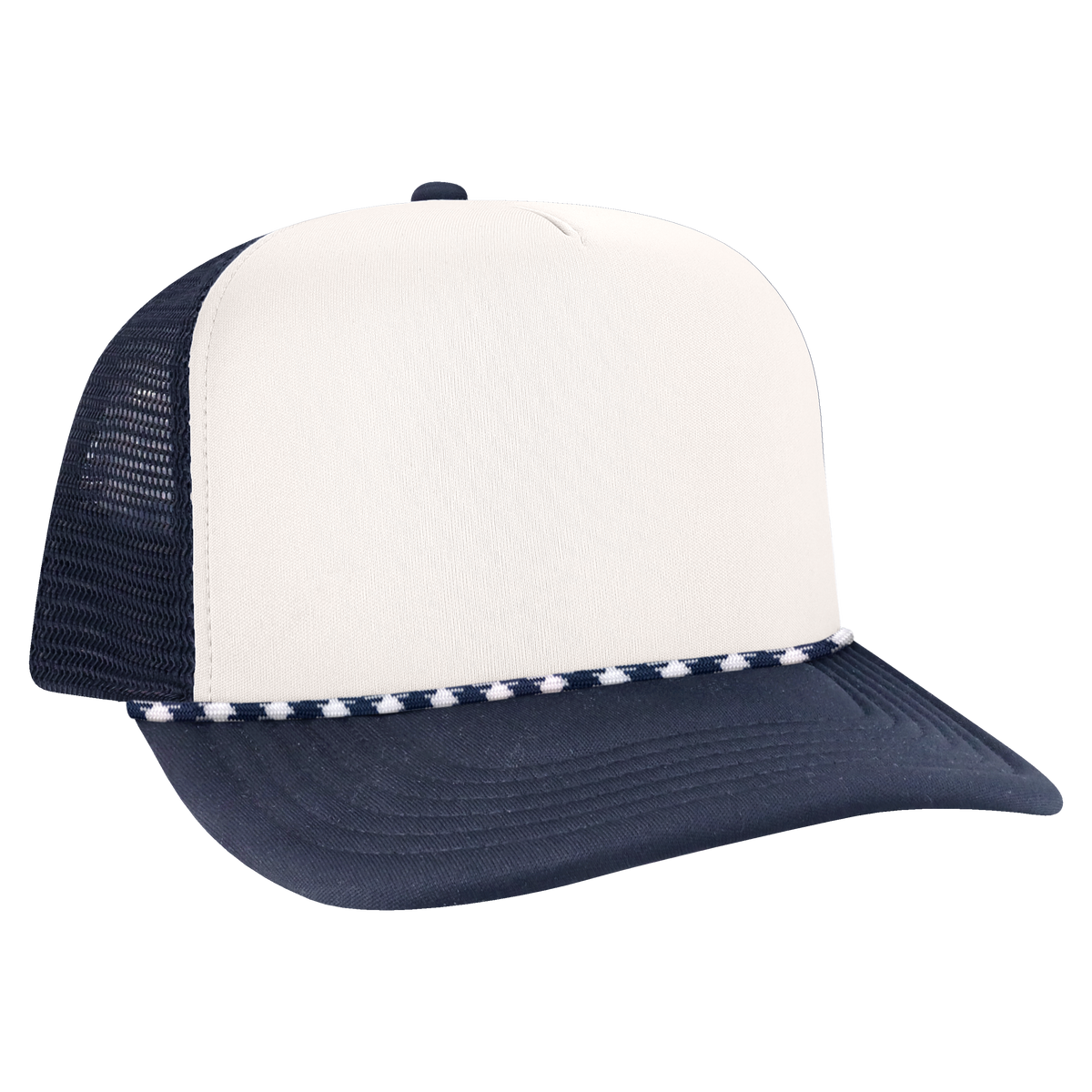 Cardiff Foam 5 Panel Adj Trucker Hat