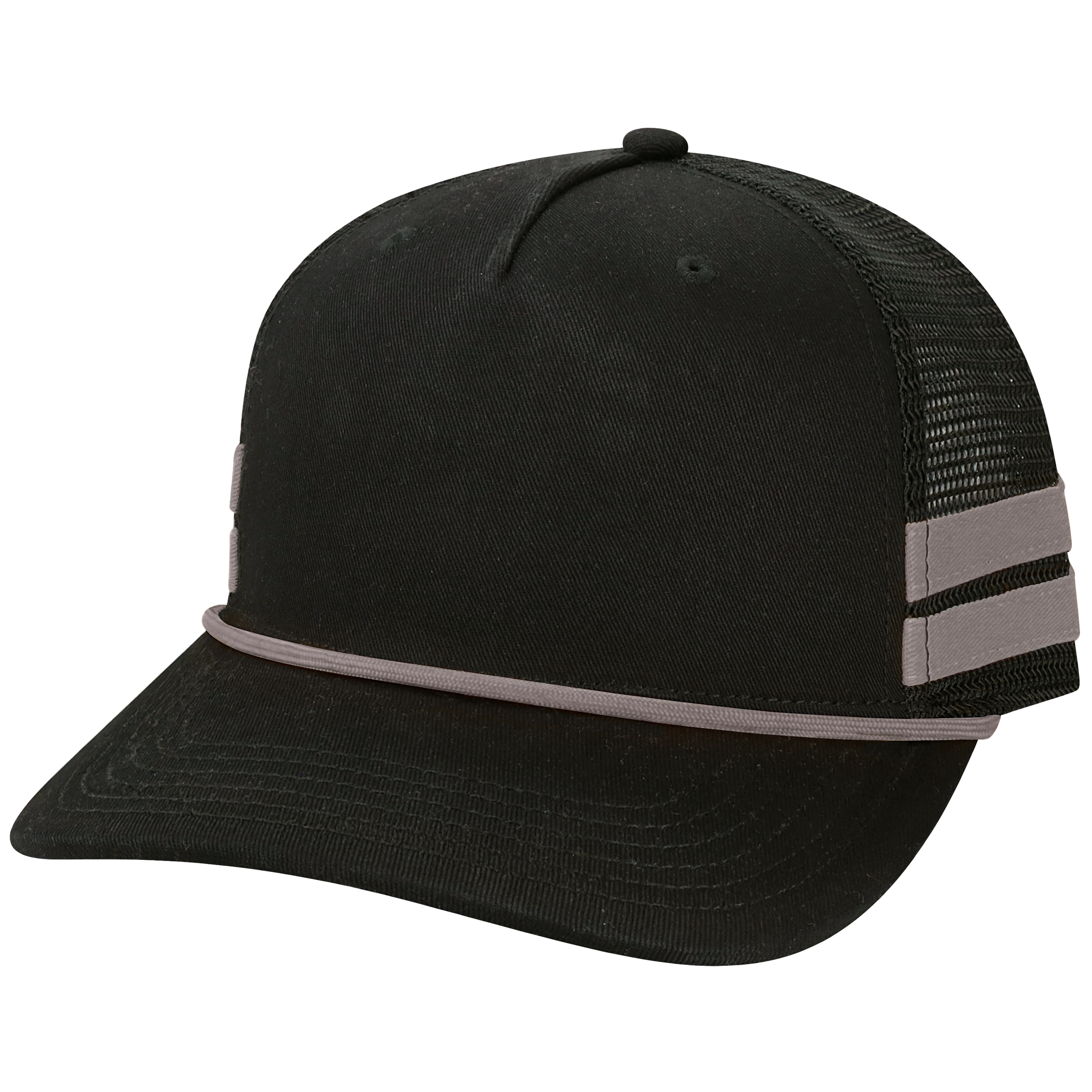 Bar 5 Panel Adj Trucker Hat