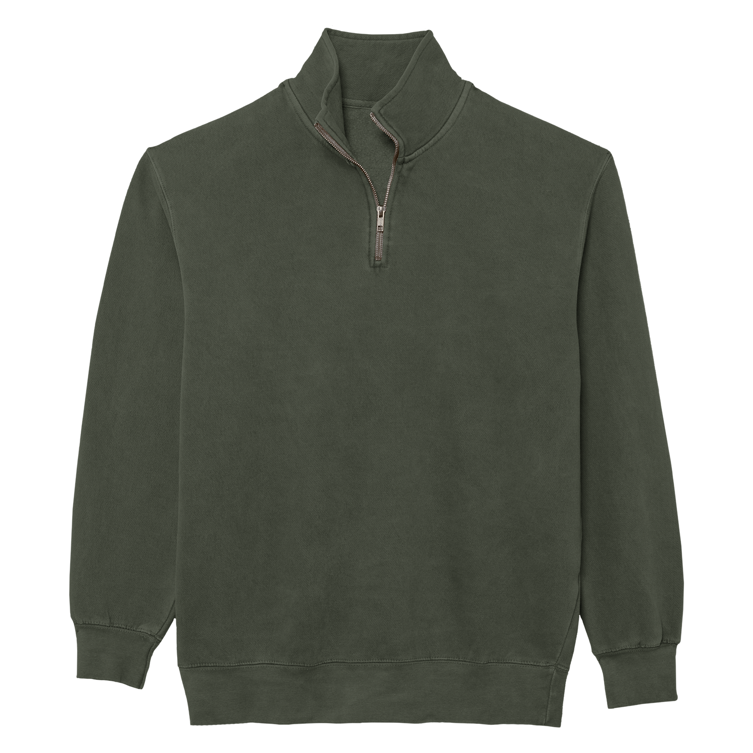 Pigment Dyed Quarter Zip