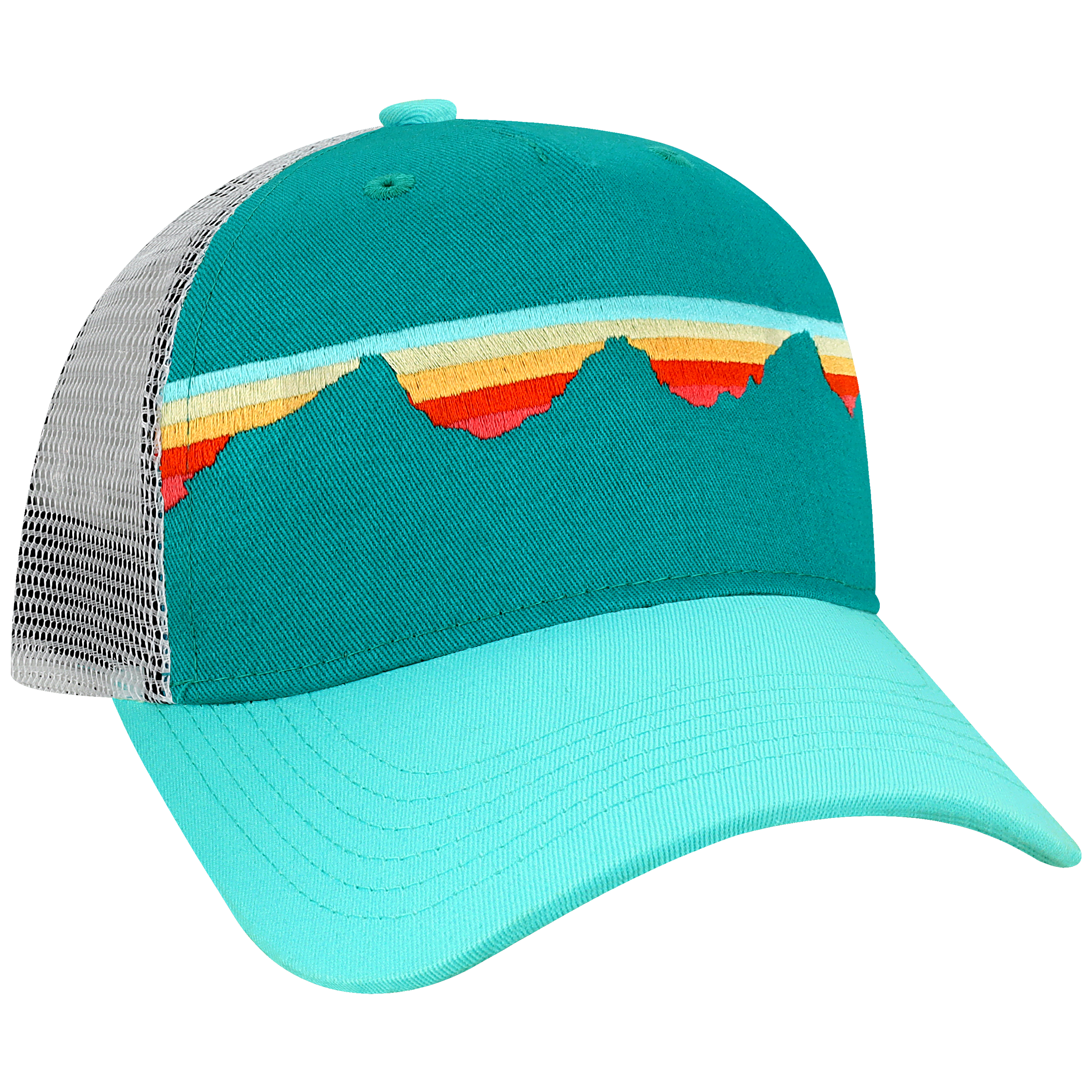 Structured 5 Panel Adj Trucker Hat