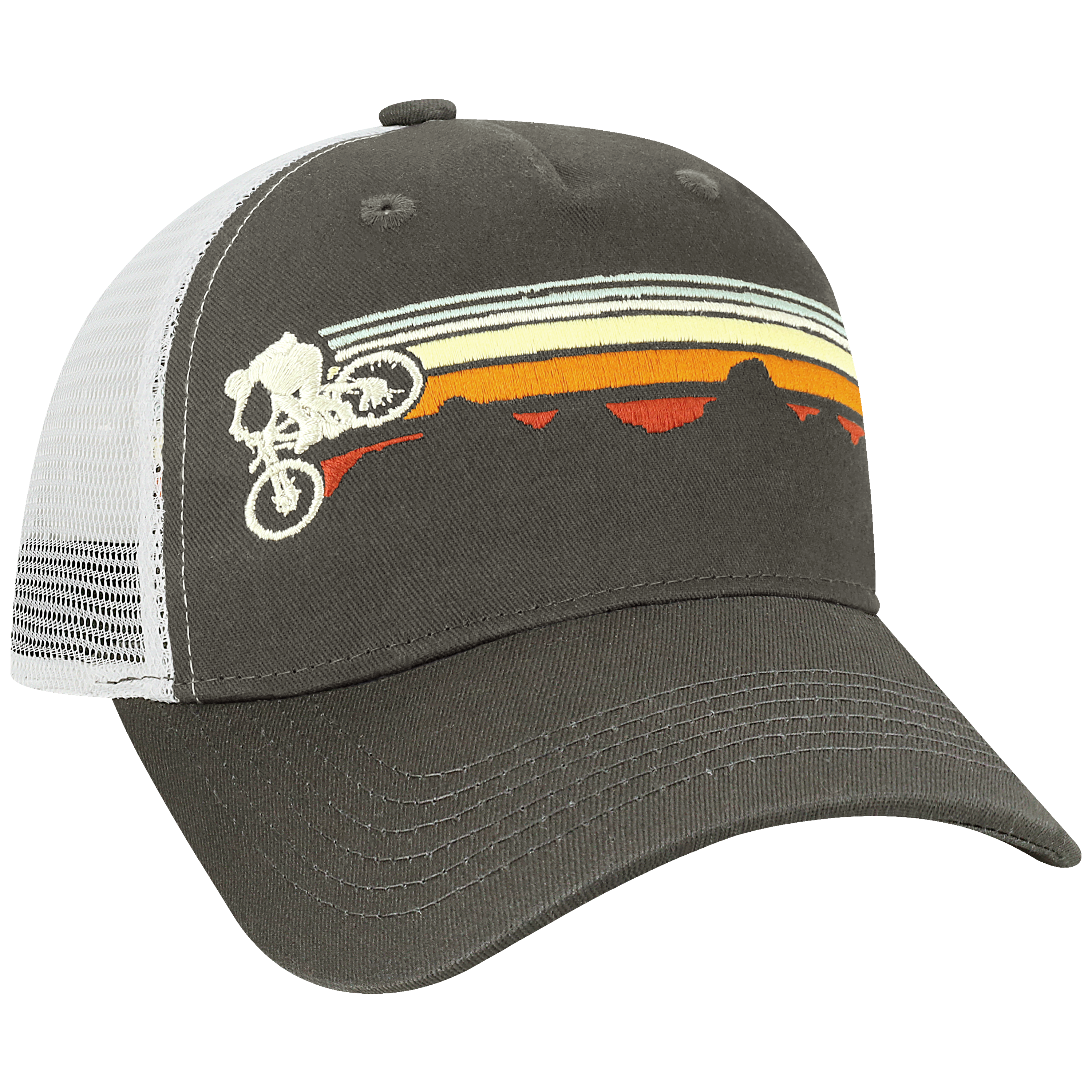 Structured 5 Panel Adj Trucker Hat