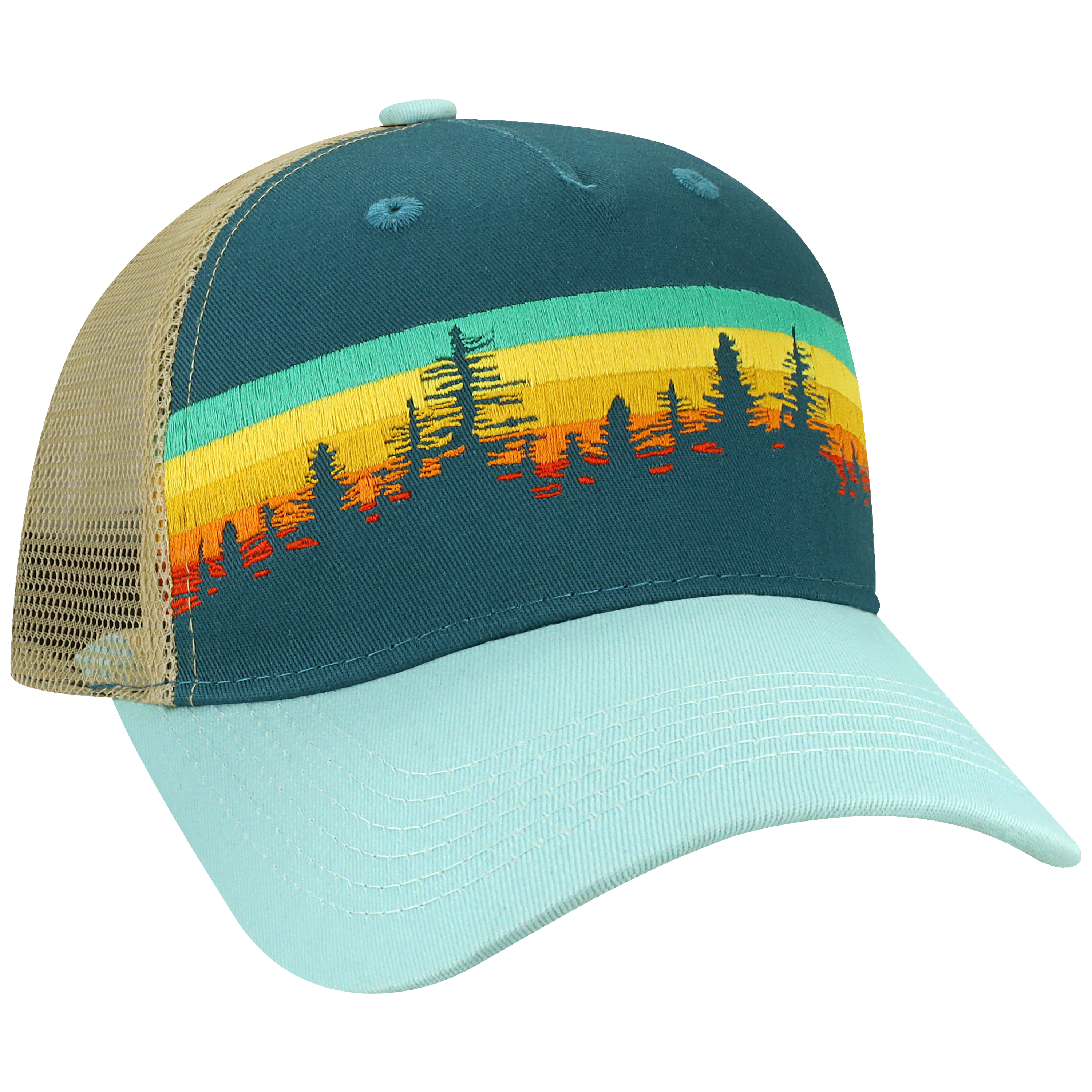 Structured 5 Panel Adj Trucker Hat