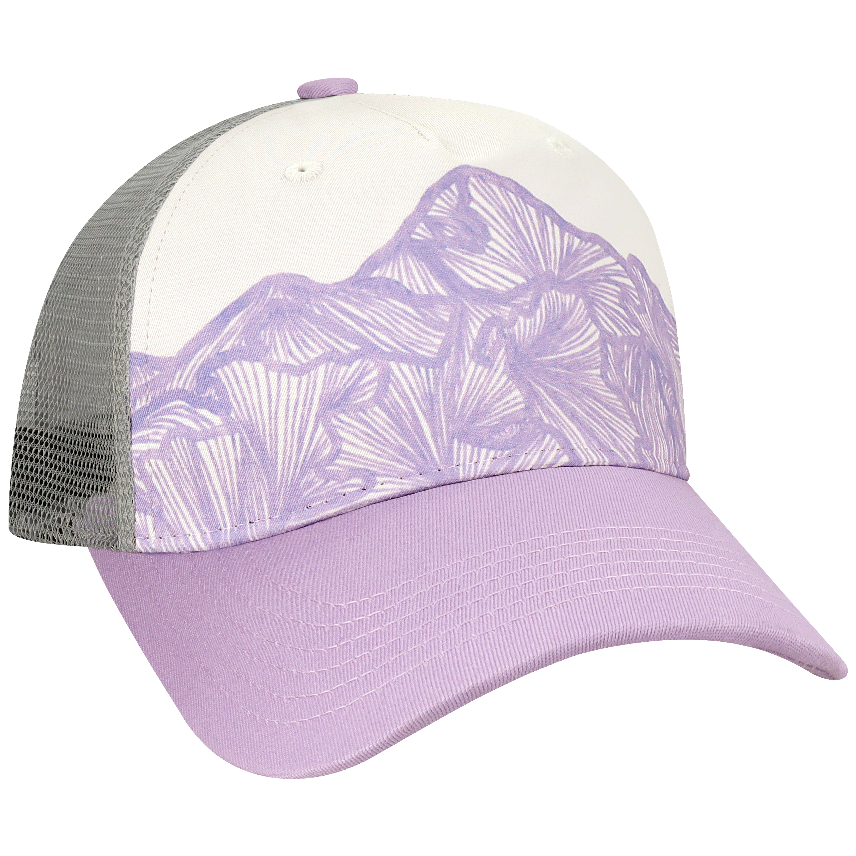 Structured 5 Panel Adj Trucker Hat
