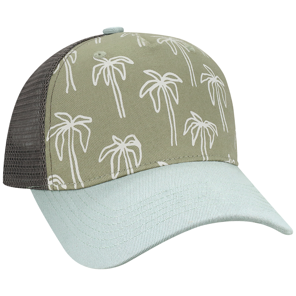 Structured 5 Panel Adj Trucker Hat