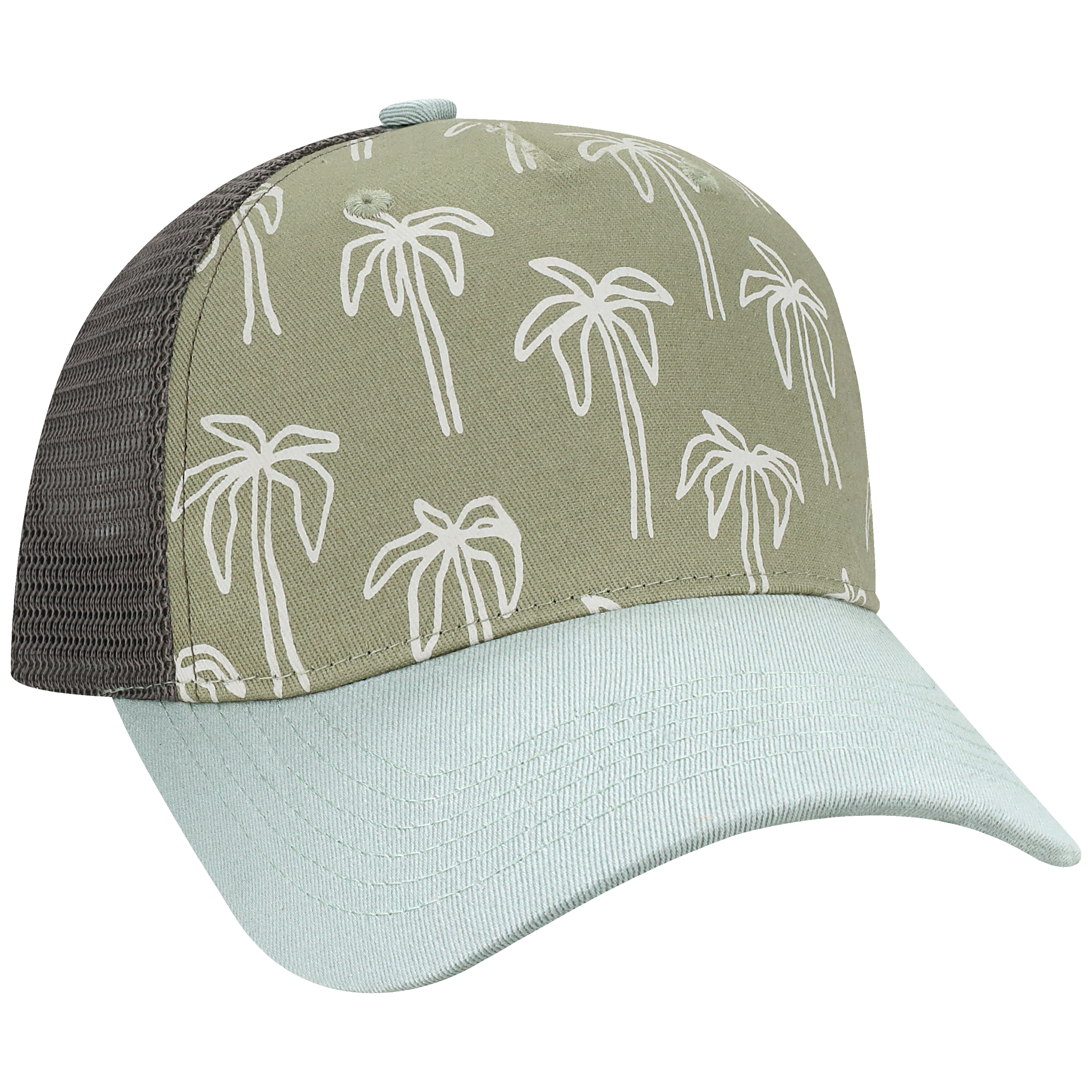 Structured 5 Panel Adj Trucker Hat