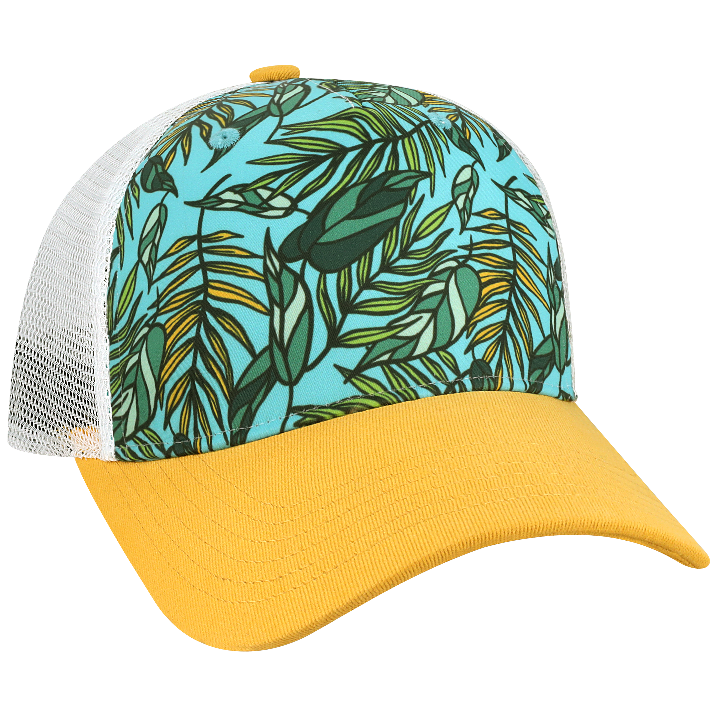 Structured 5 Panel Adj Trucker Hat