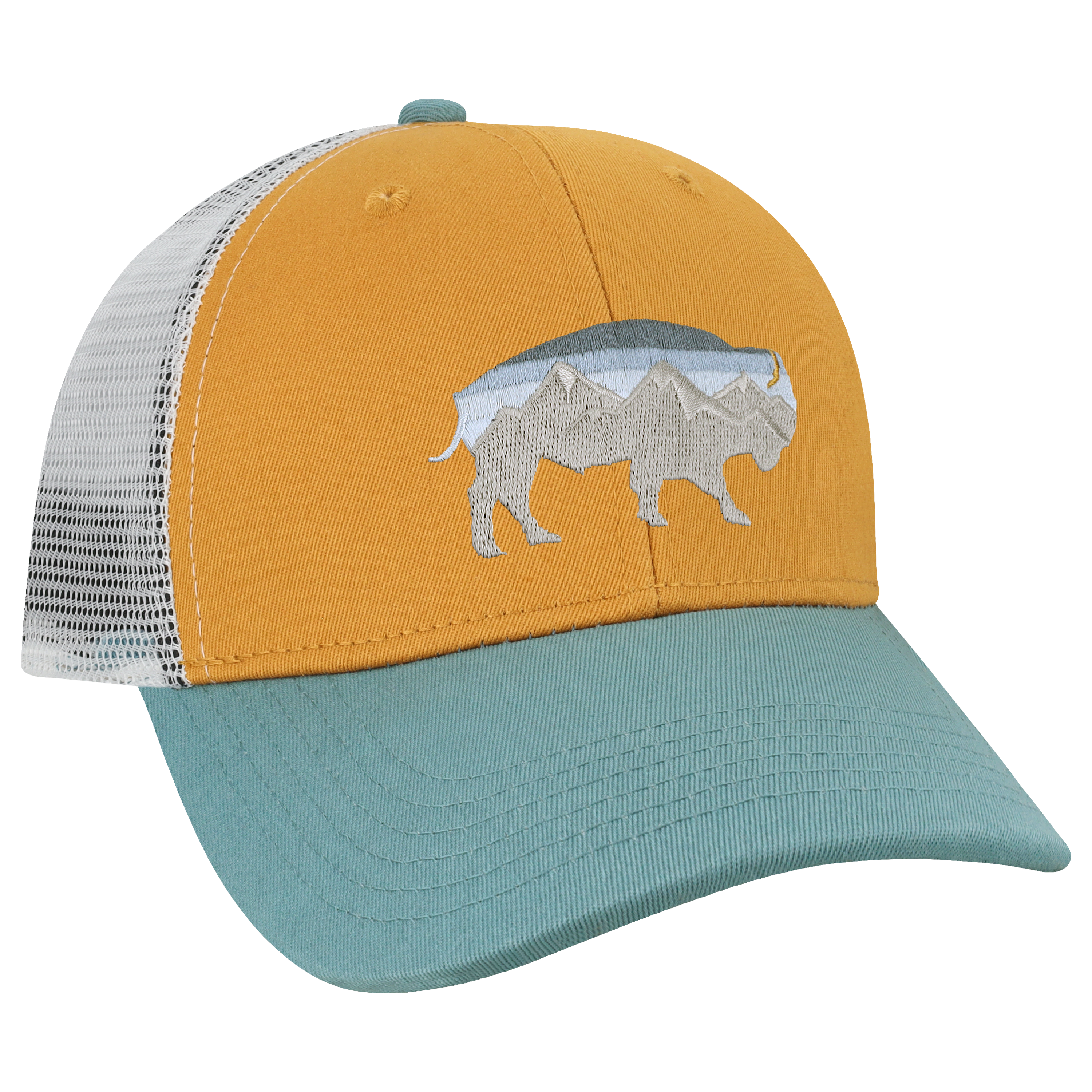 Structured 6 Panel Adj Trucker Hat