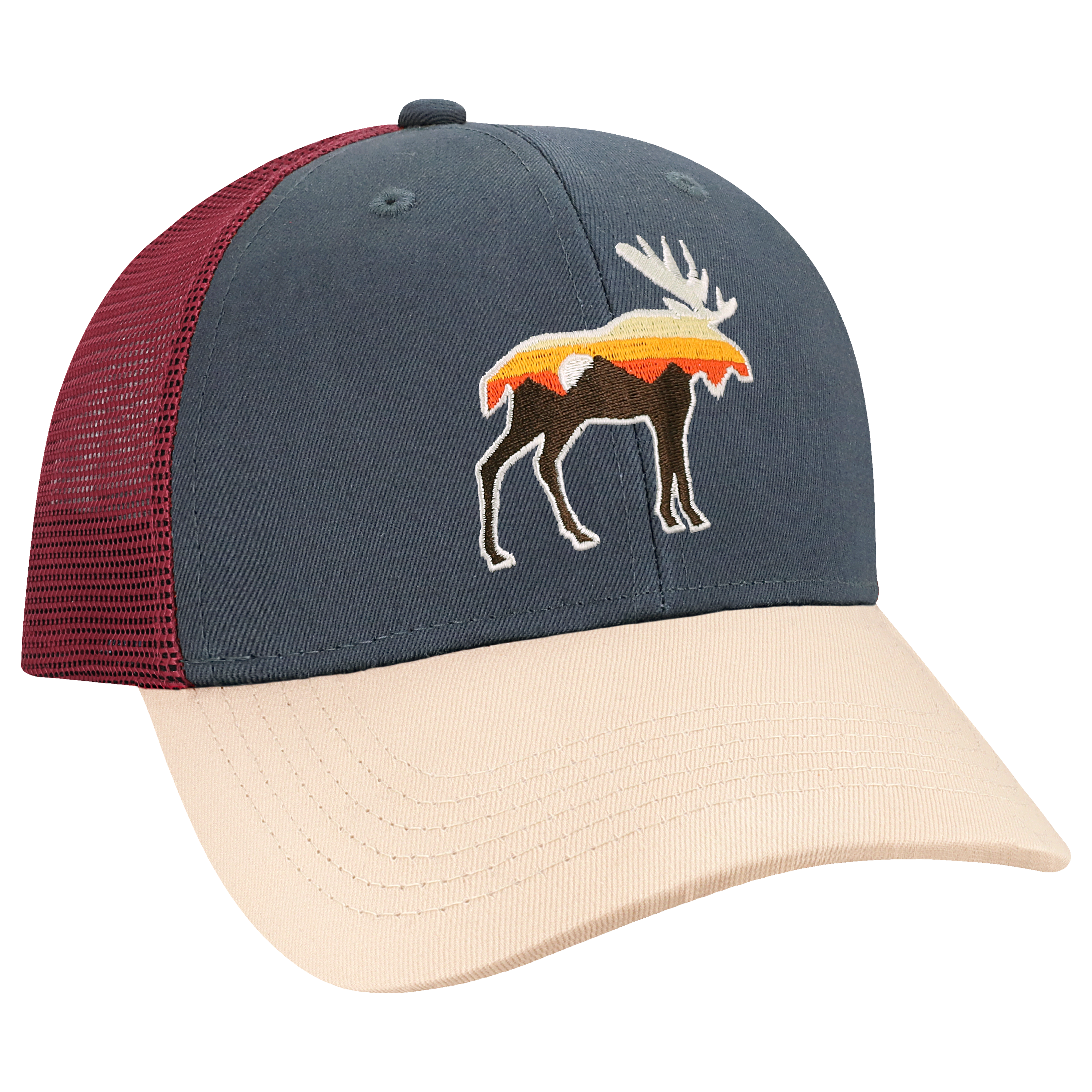 Structured 6 Panel Adj Trucker Hat