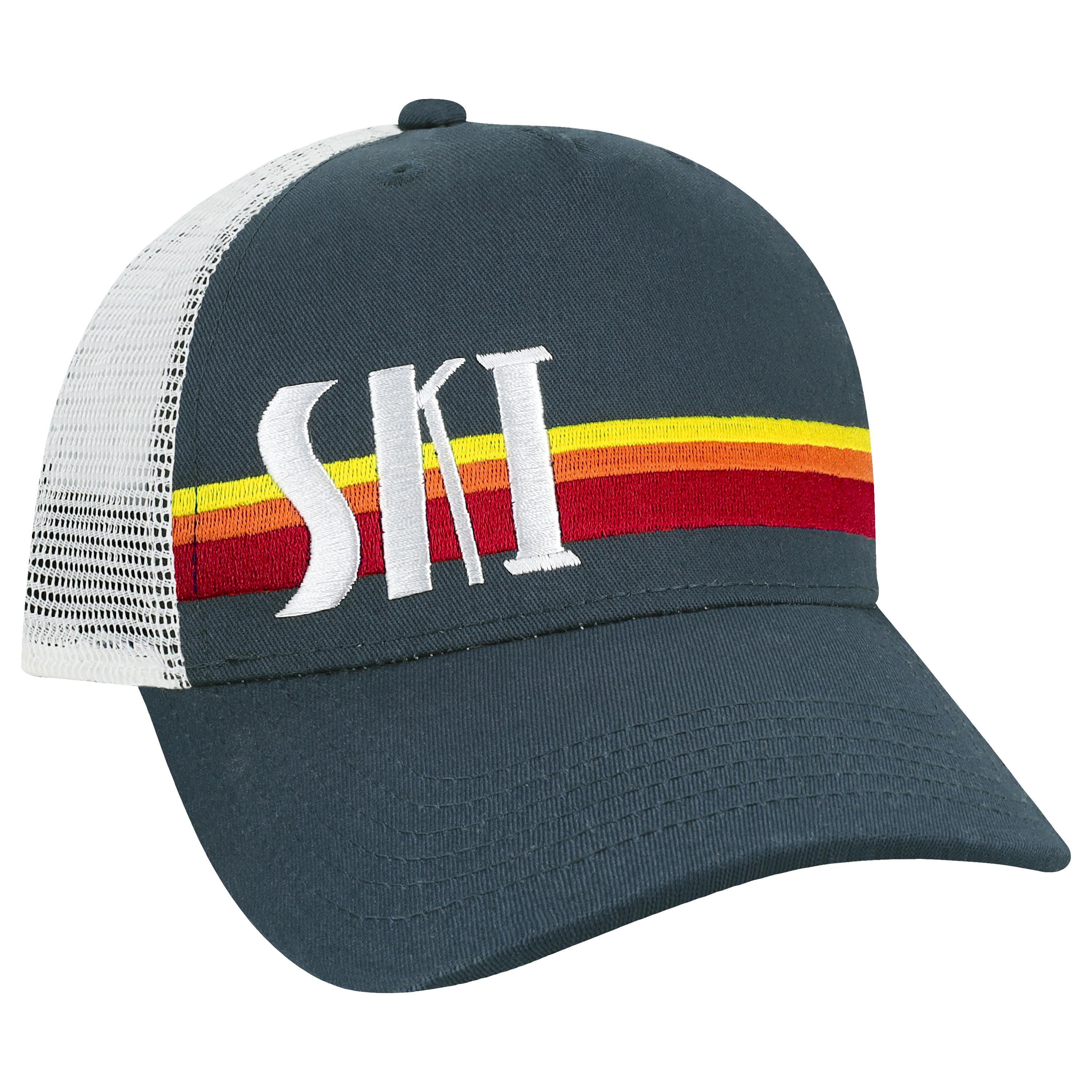 Structured 6 Panel Adj Trucker Hat