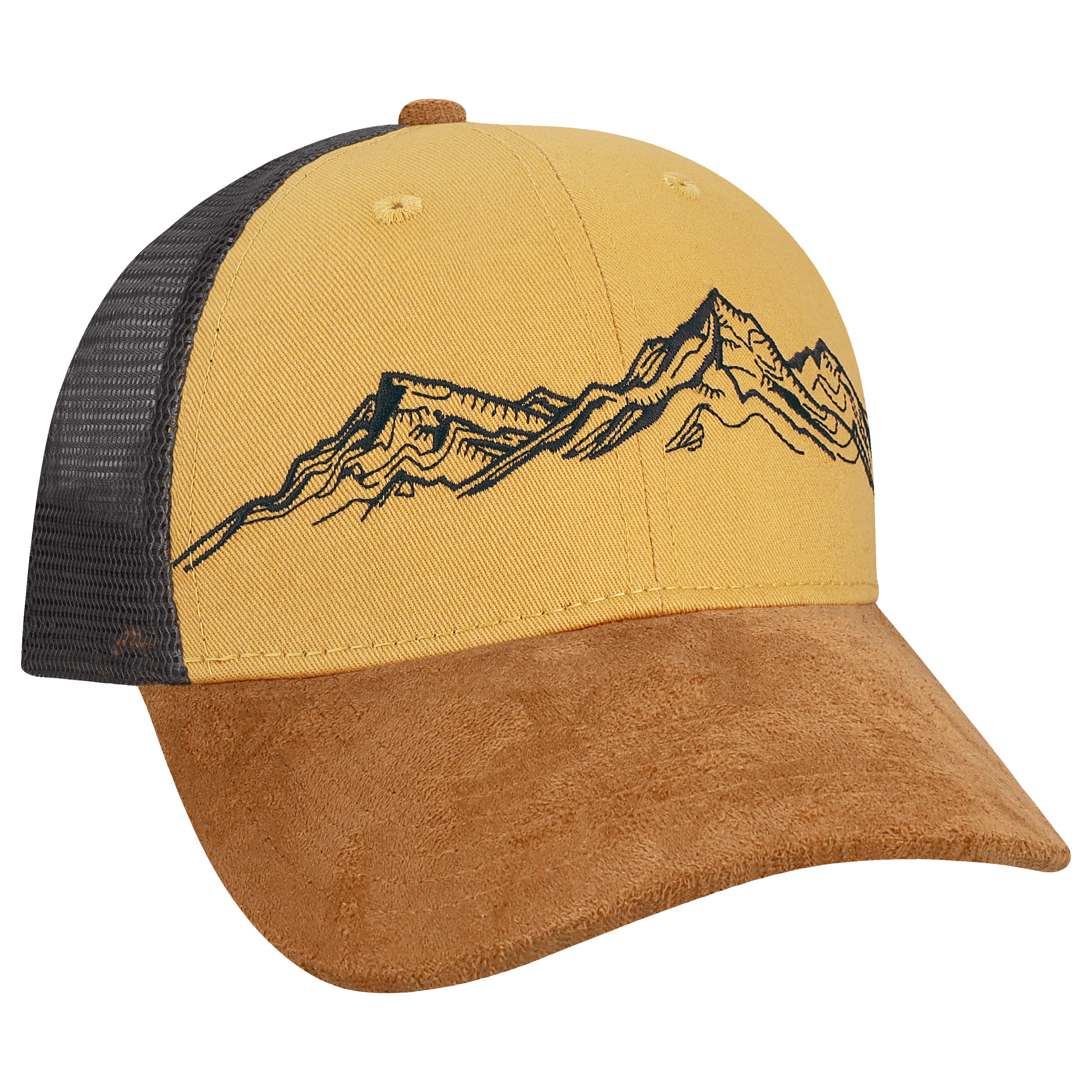 Structured 6 Panel Adj Trucker Hat