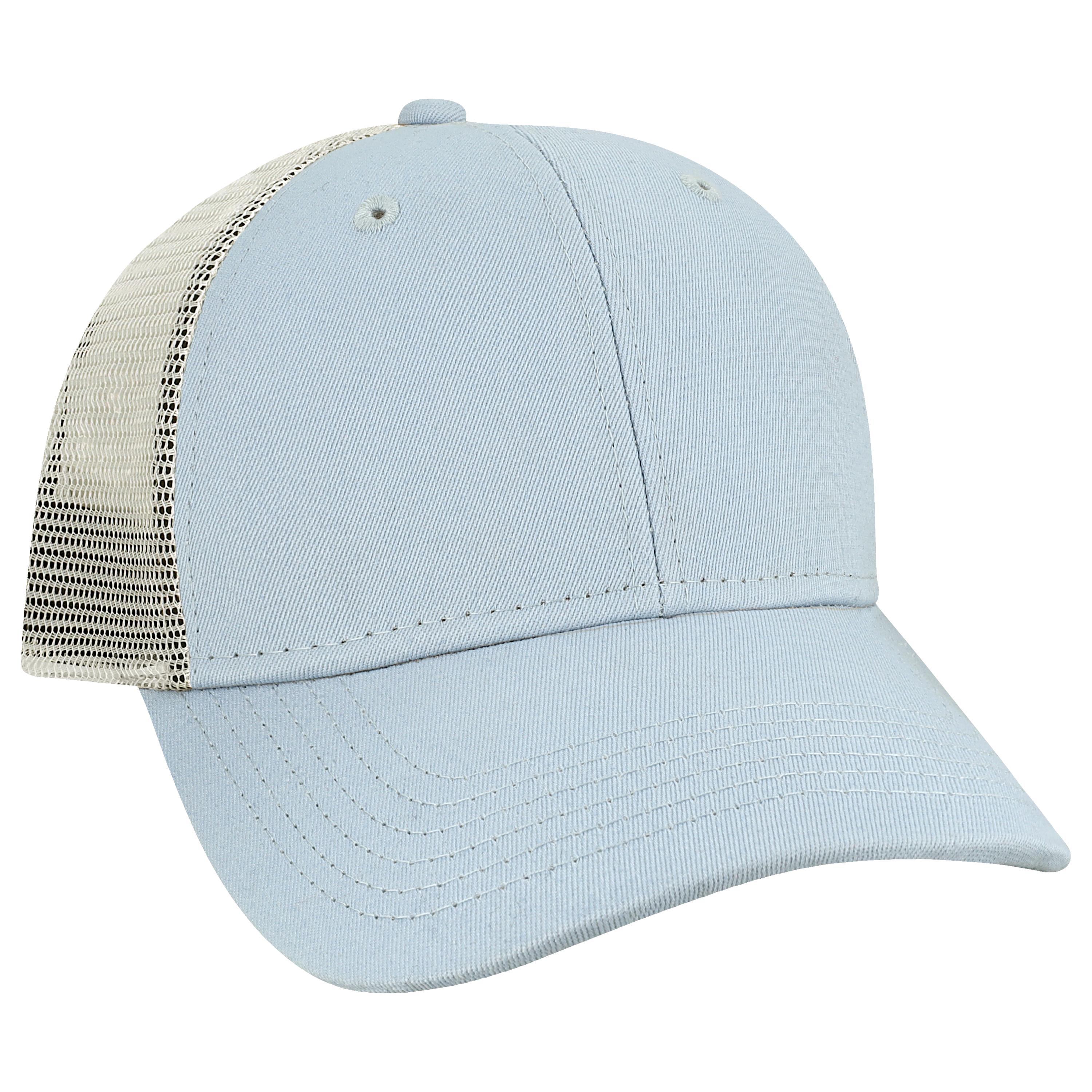 Structured 6 Panel Adj Trucker Hat