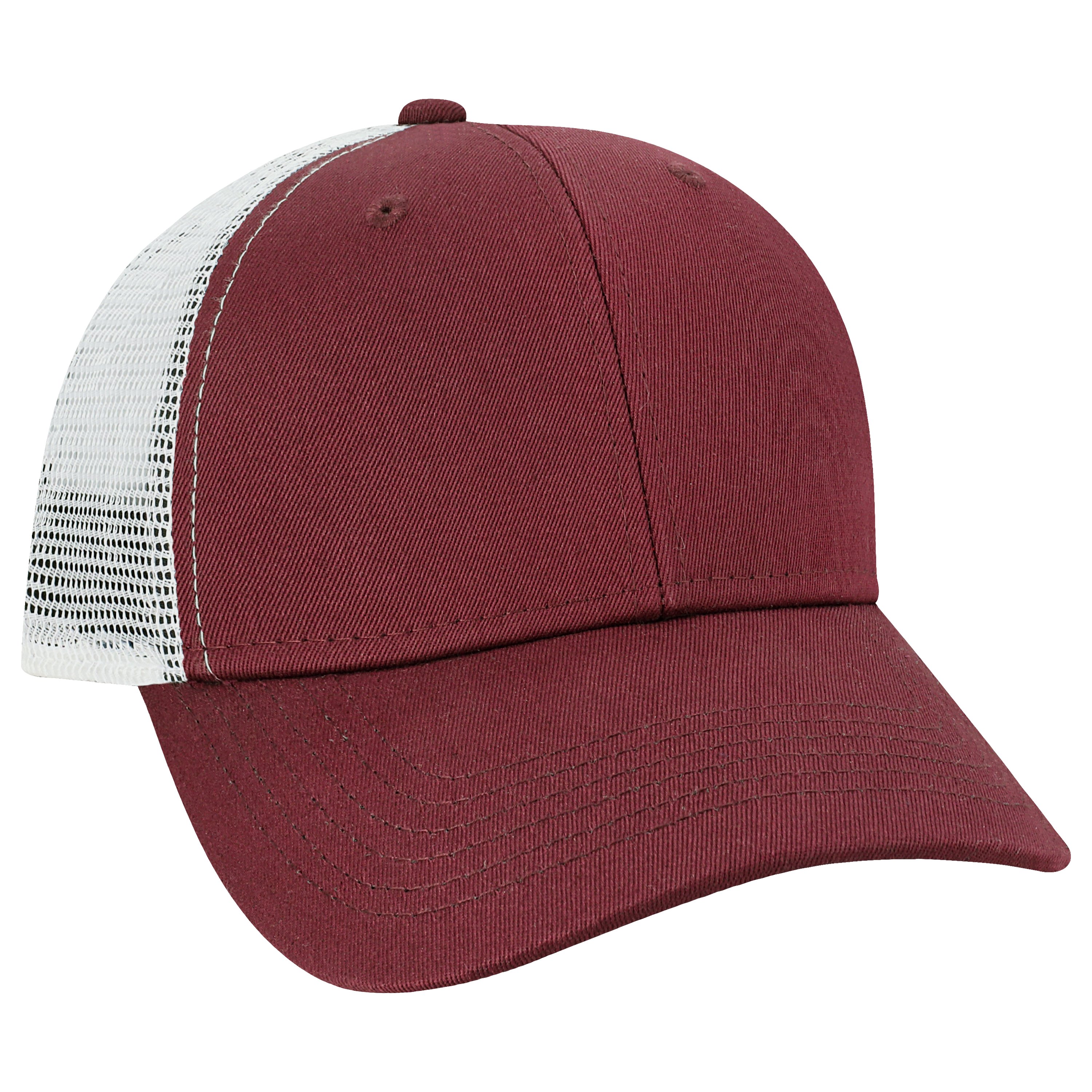 Structured 6 Panel Adj Trucker Hat