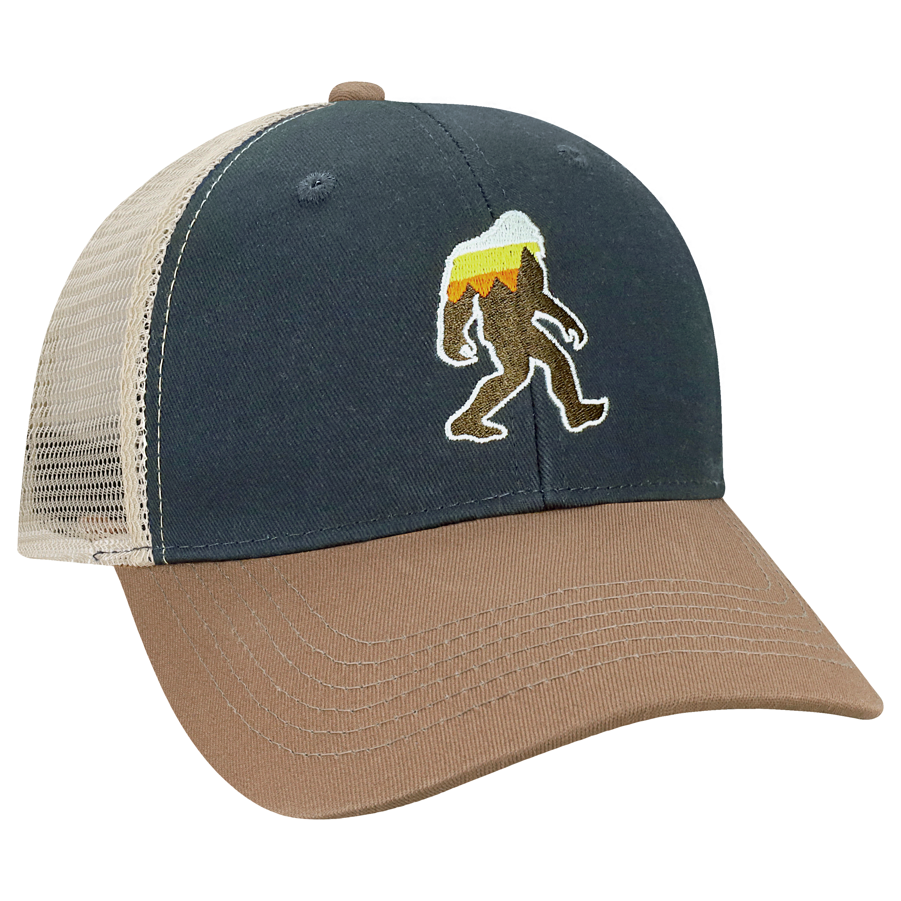 Structured 6 Panel Adj Trucker Hat
