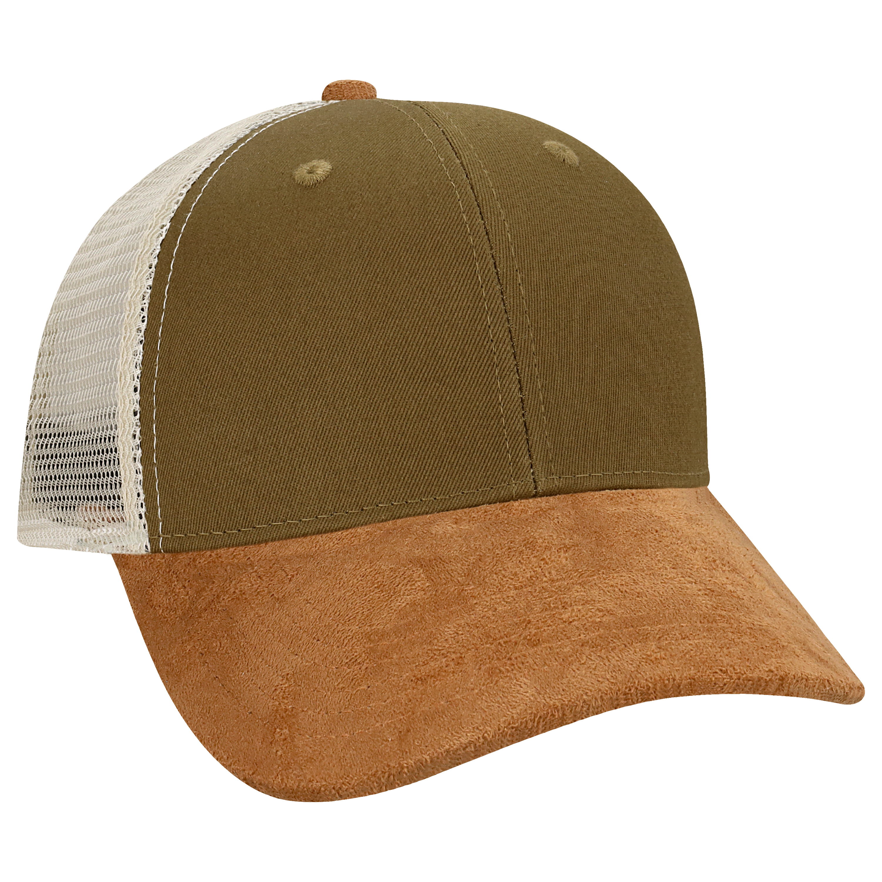 Structured 6 Panel Adj Trucker Hat