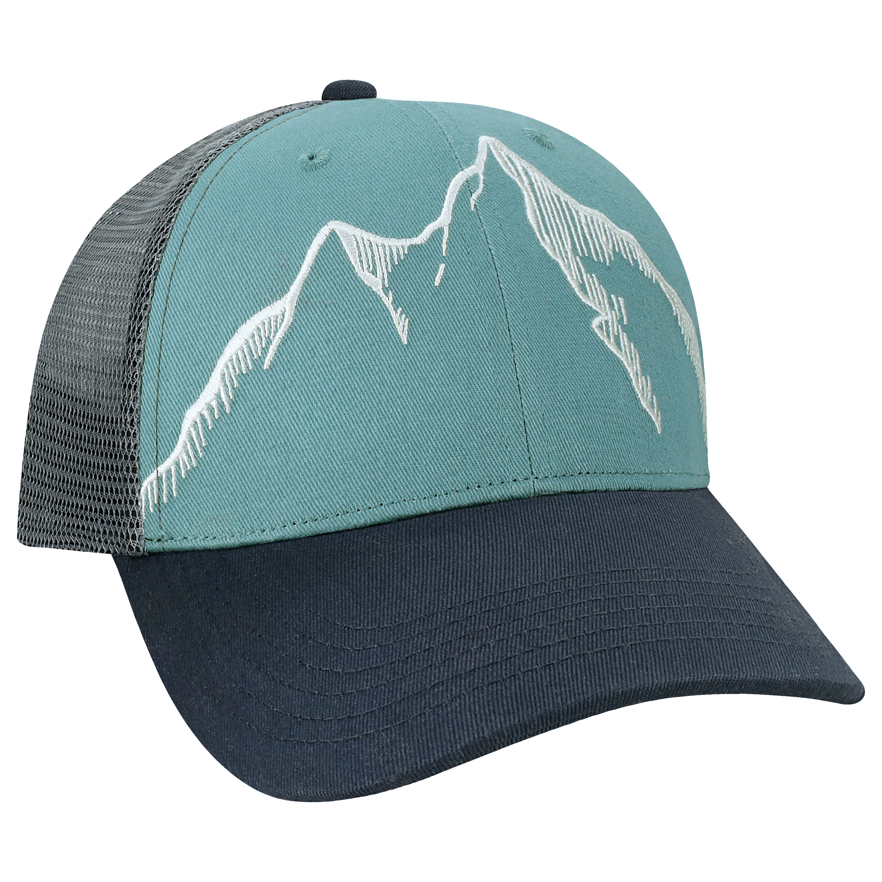 Structured 6 Panel Adj Trucker Hat
