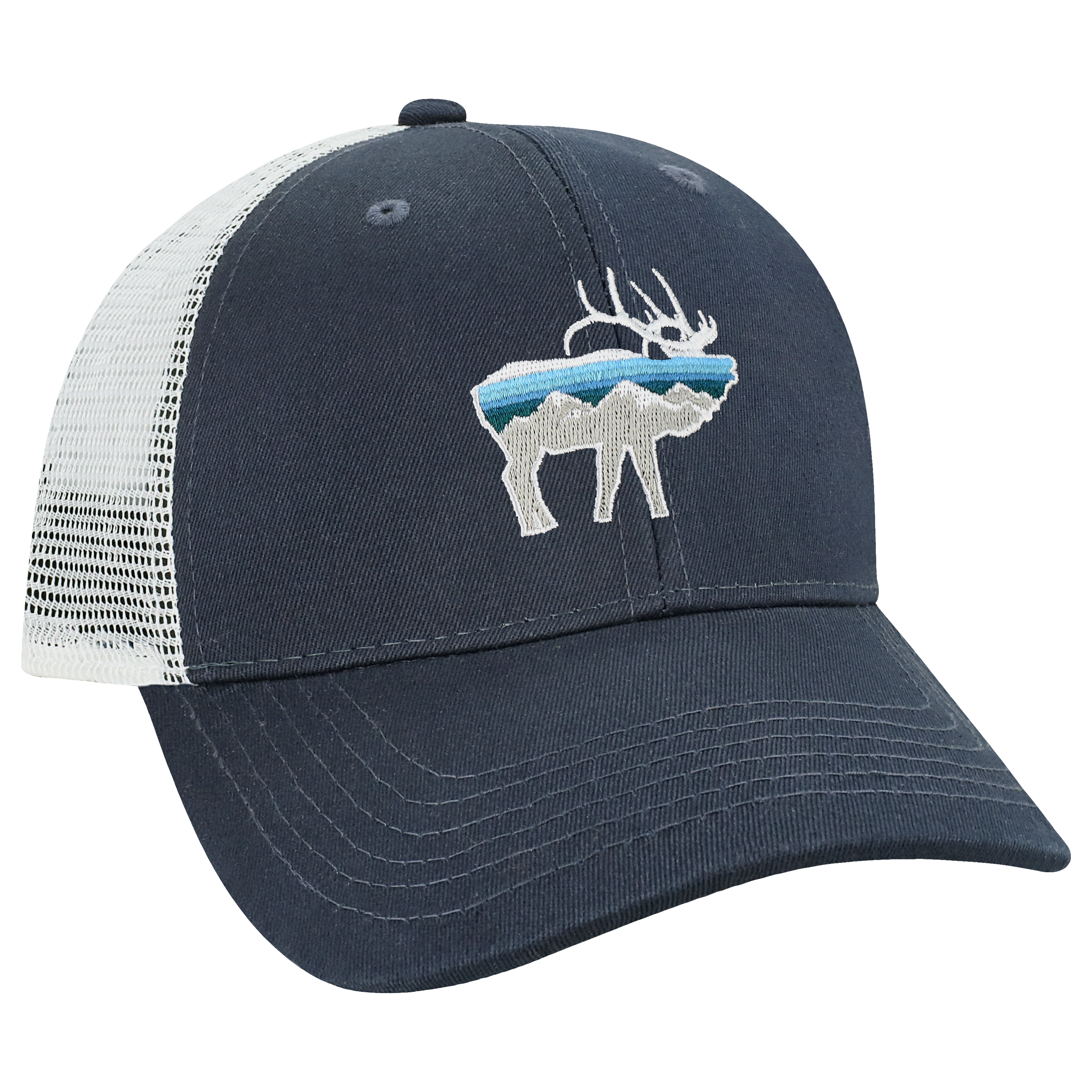 Structured 6 Panel Adj Trucker Hat