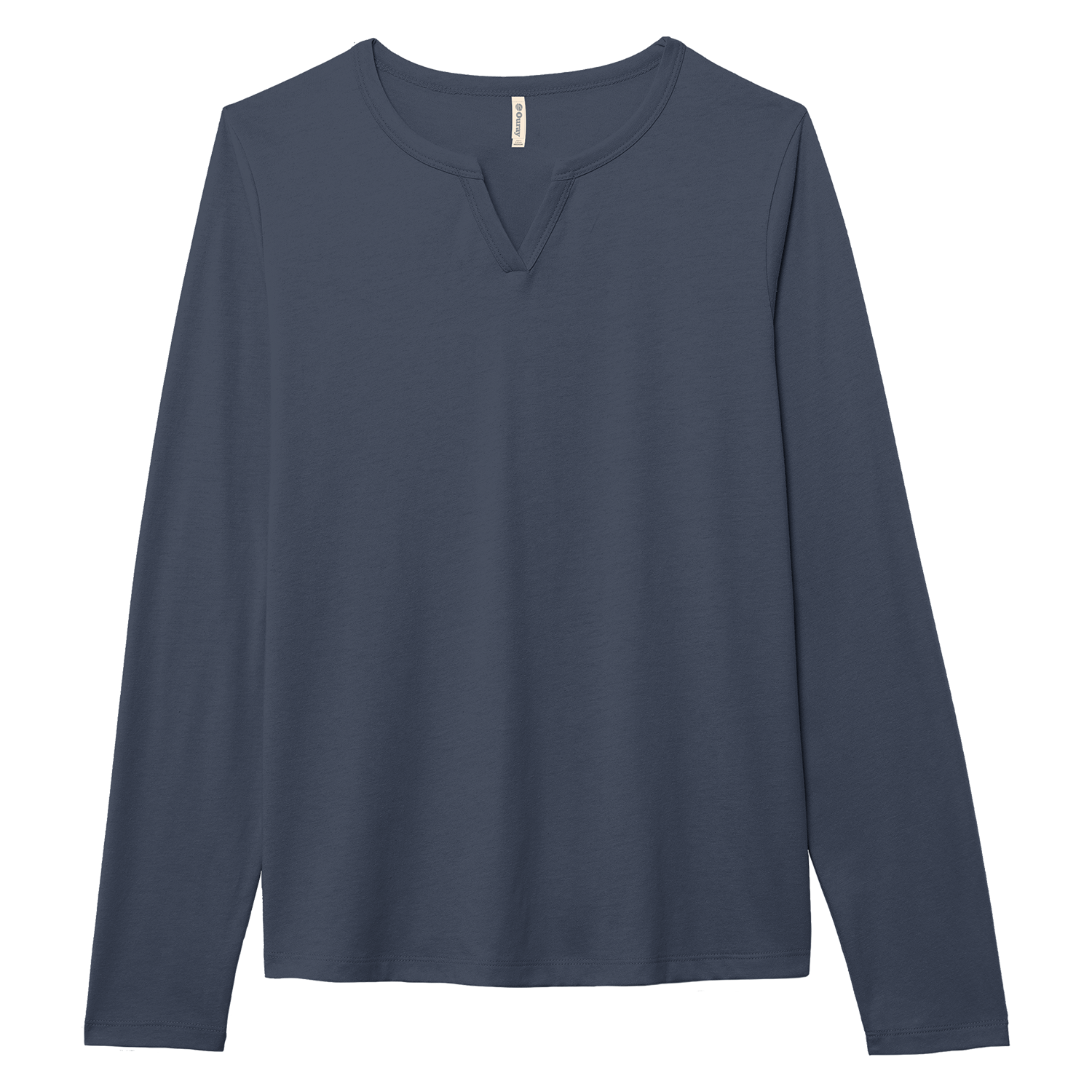 Essentials Women's Long Sleeve Notch Neck T-Shirt