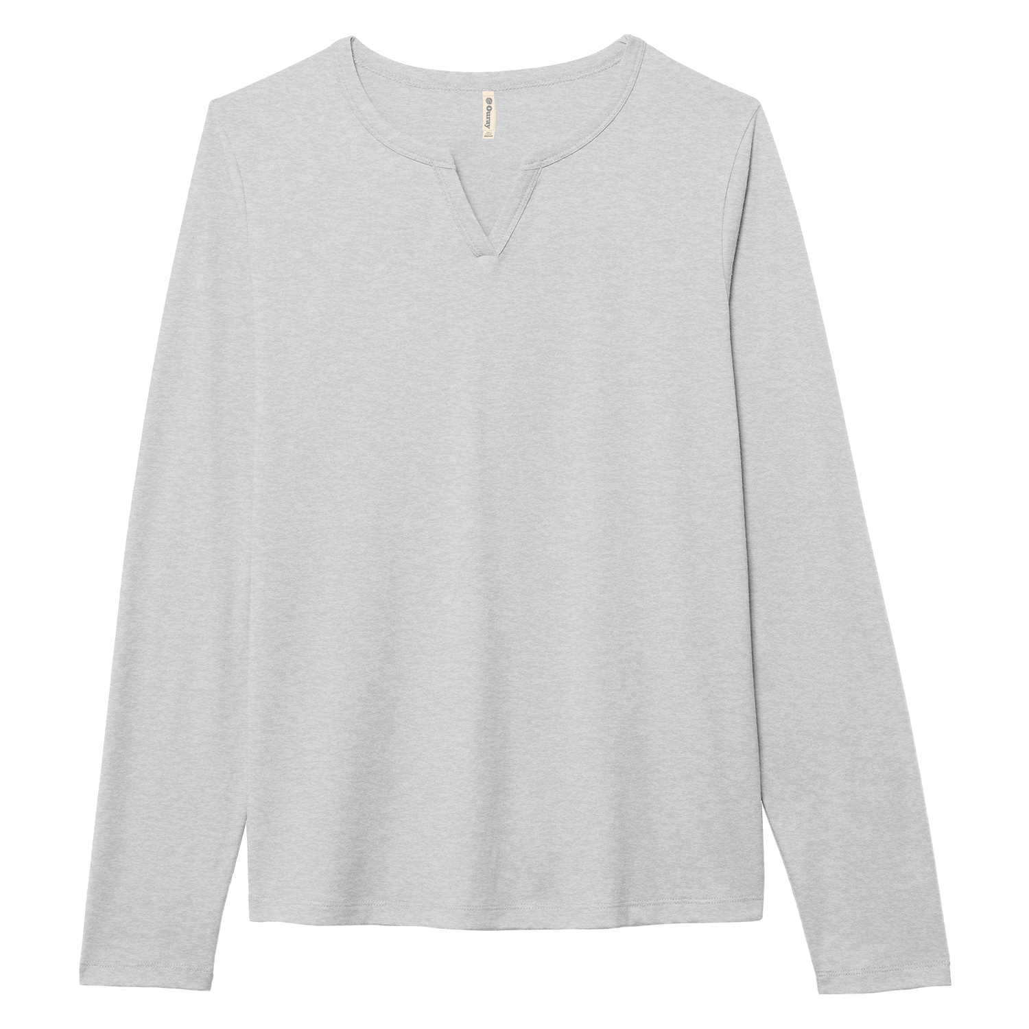 Essentials Women's Long Sleeve Notch Neck T-Shirt