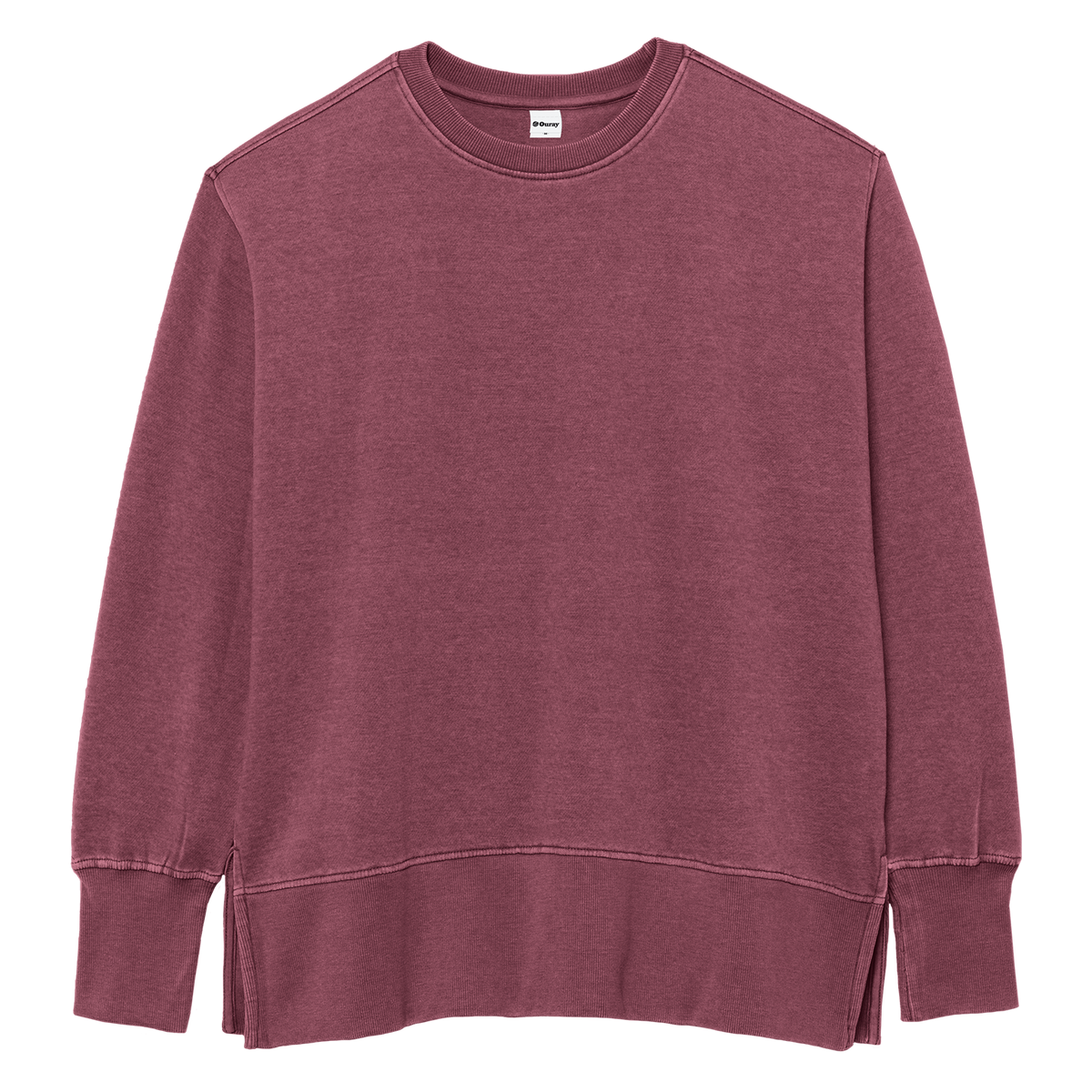 Womens Weathered Fleece Crew
