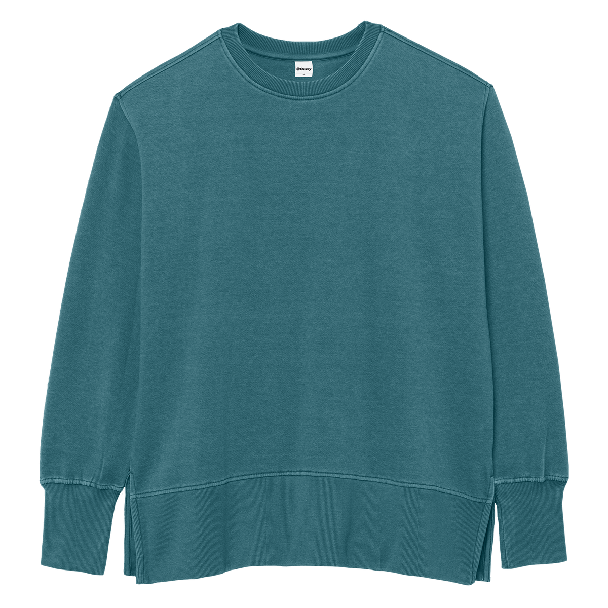 Womens Weathered Fleece Crew