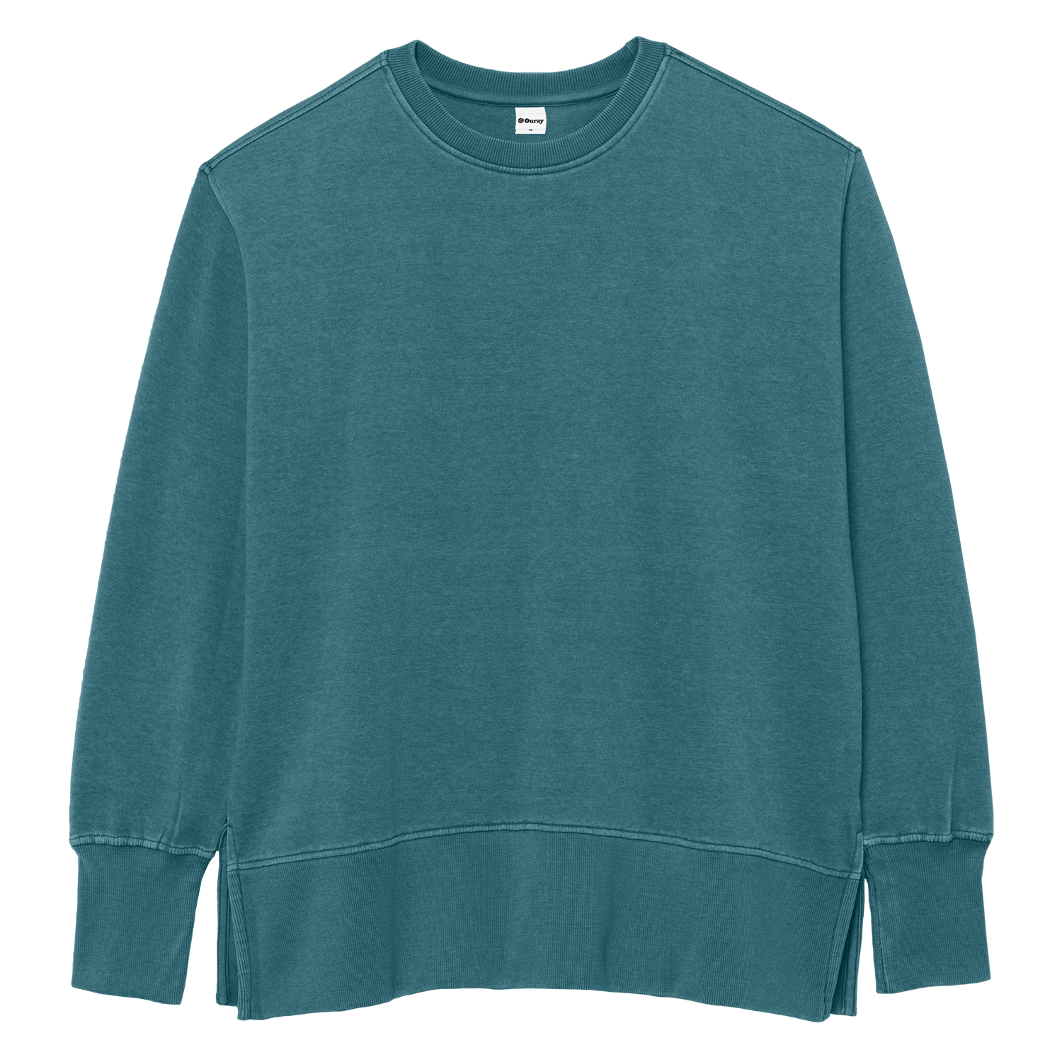 Womens Weathered Fleece Crew