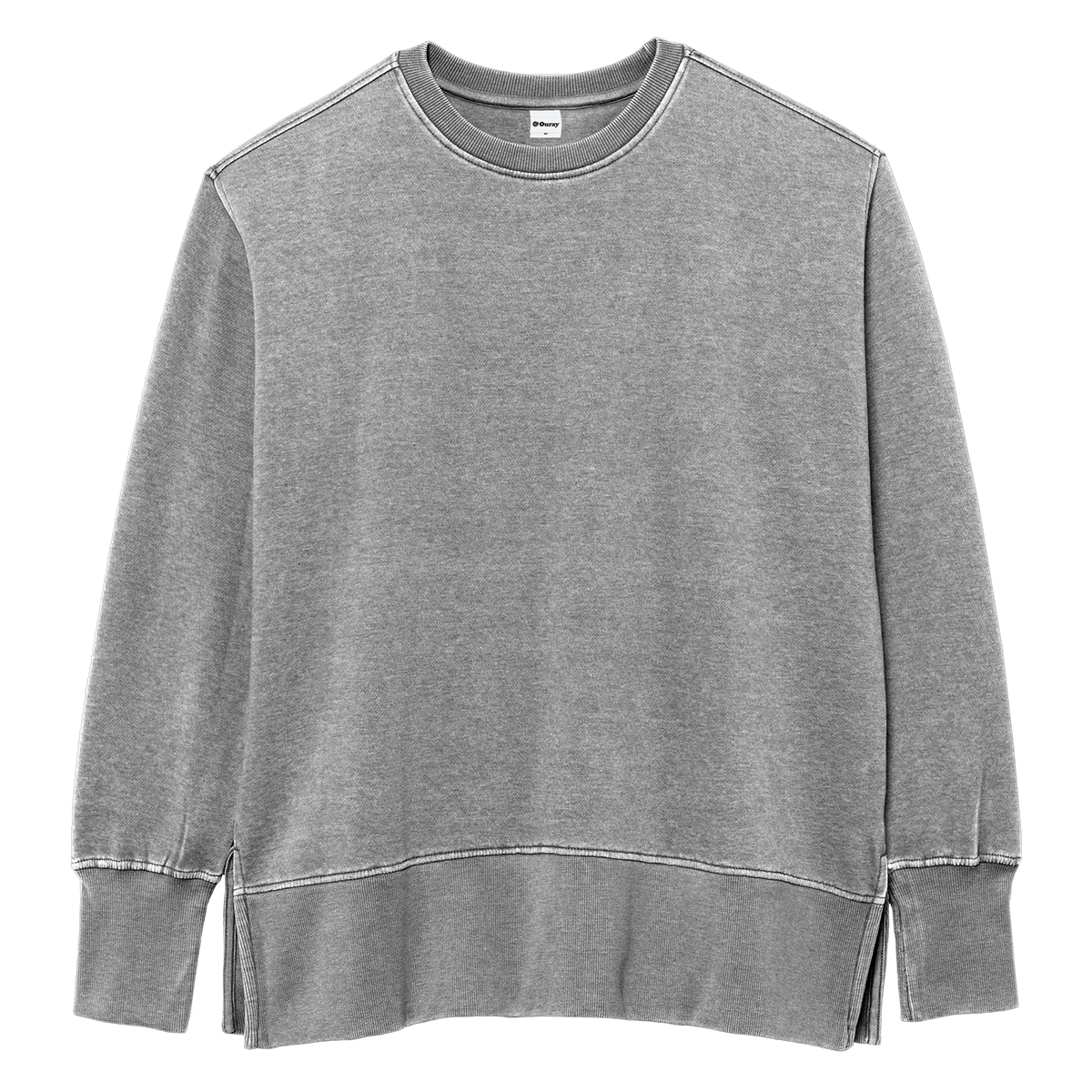 Womens Weathered Fleece Crew