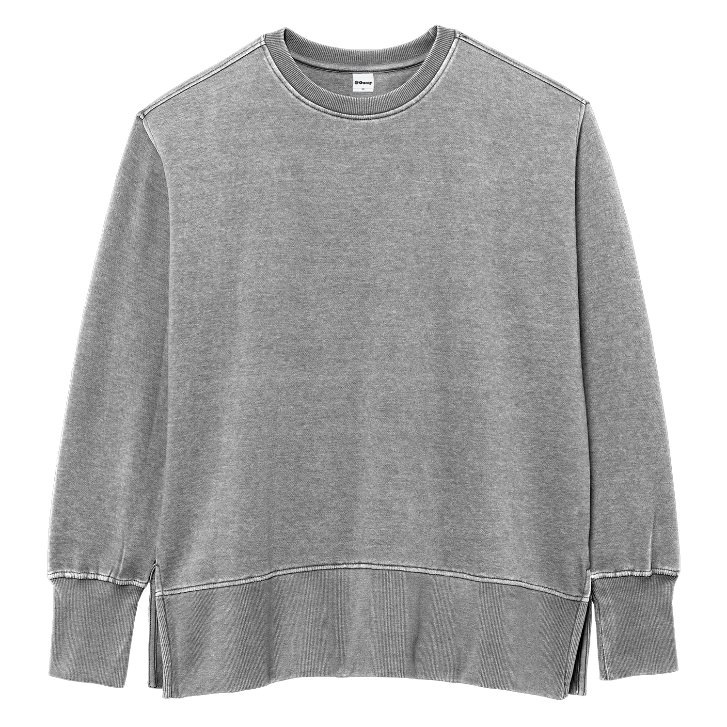 Womens Weathered Fleece Crew