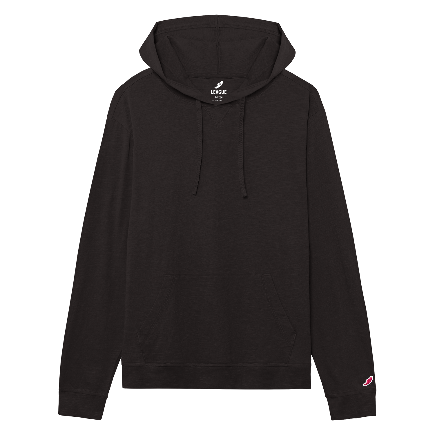 Jersey Slub Long Sleeve Hood