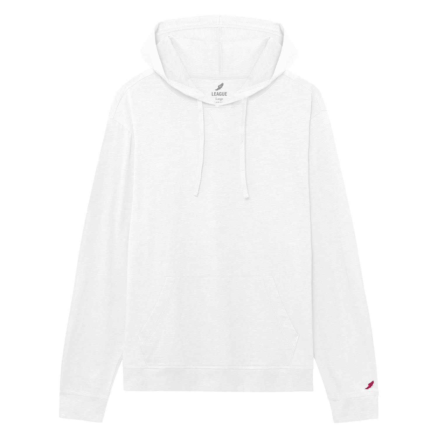 Jersey Slub Long Sleeve Hood