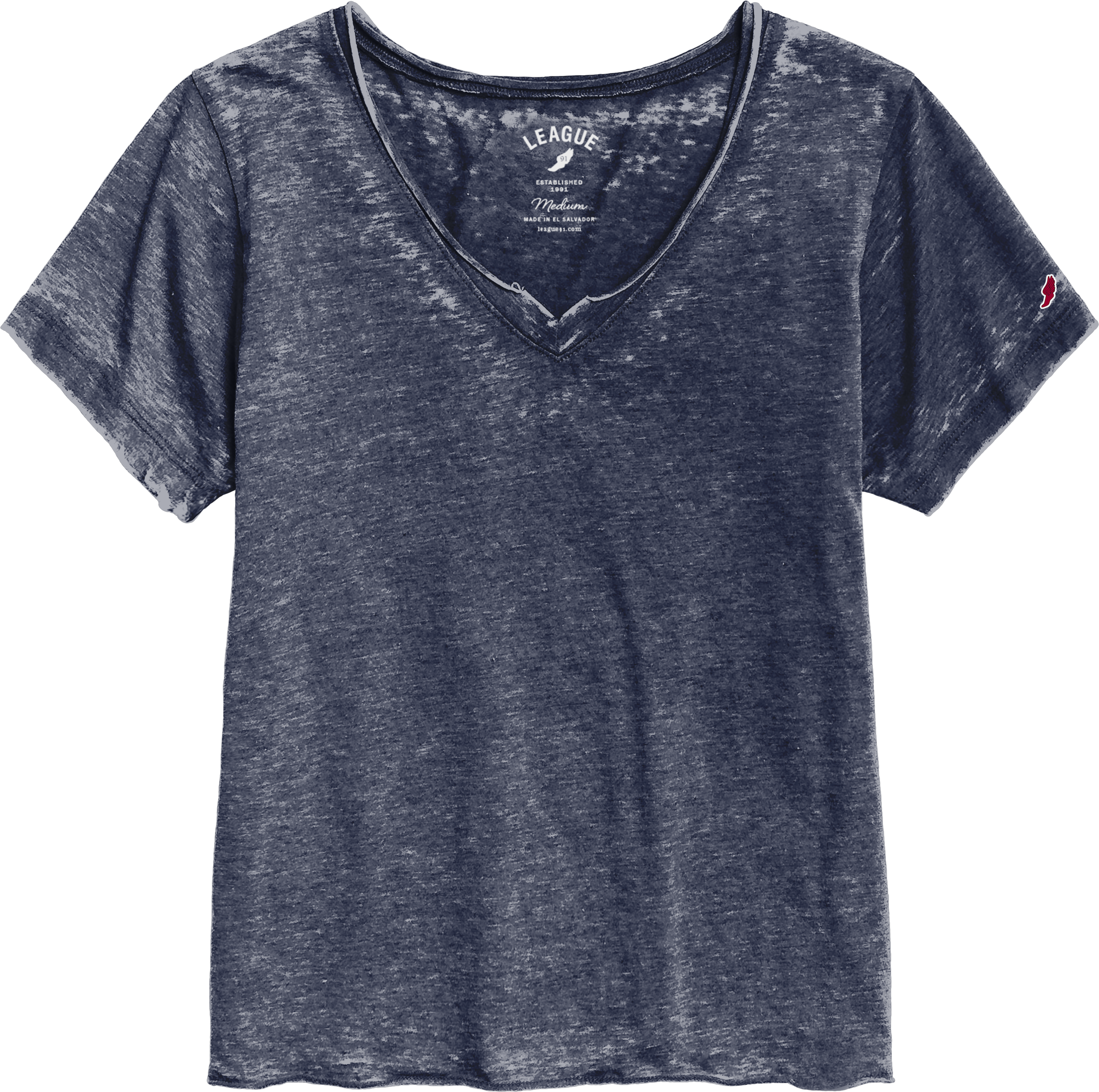 Burnout Loose Fit V-Neck