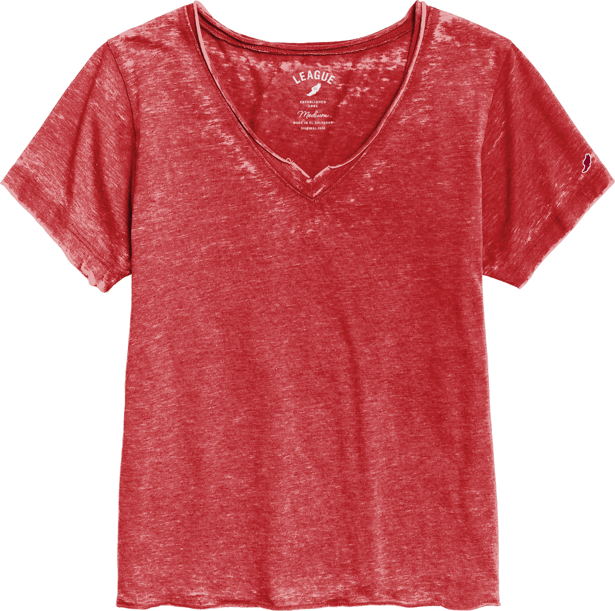 Burnout Loose Fit V-Neck