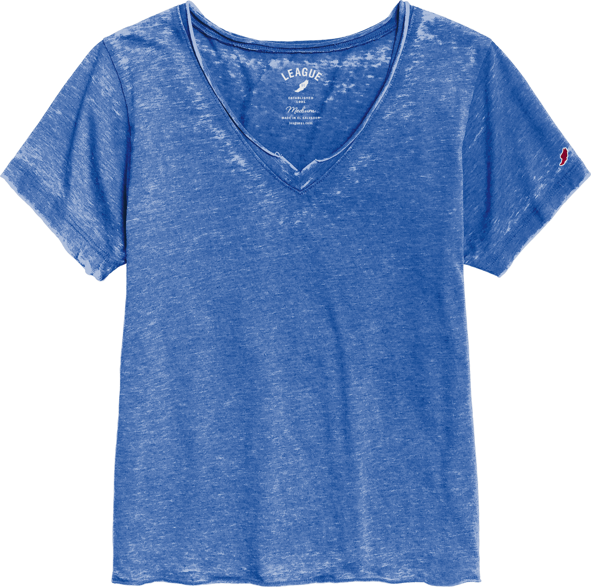 Burnout Loose Fit V-Neck