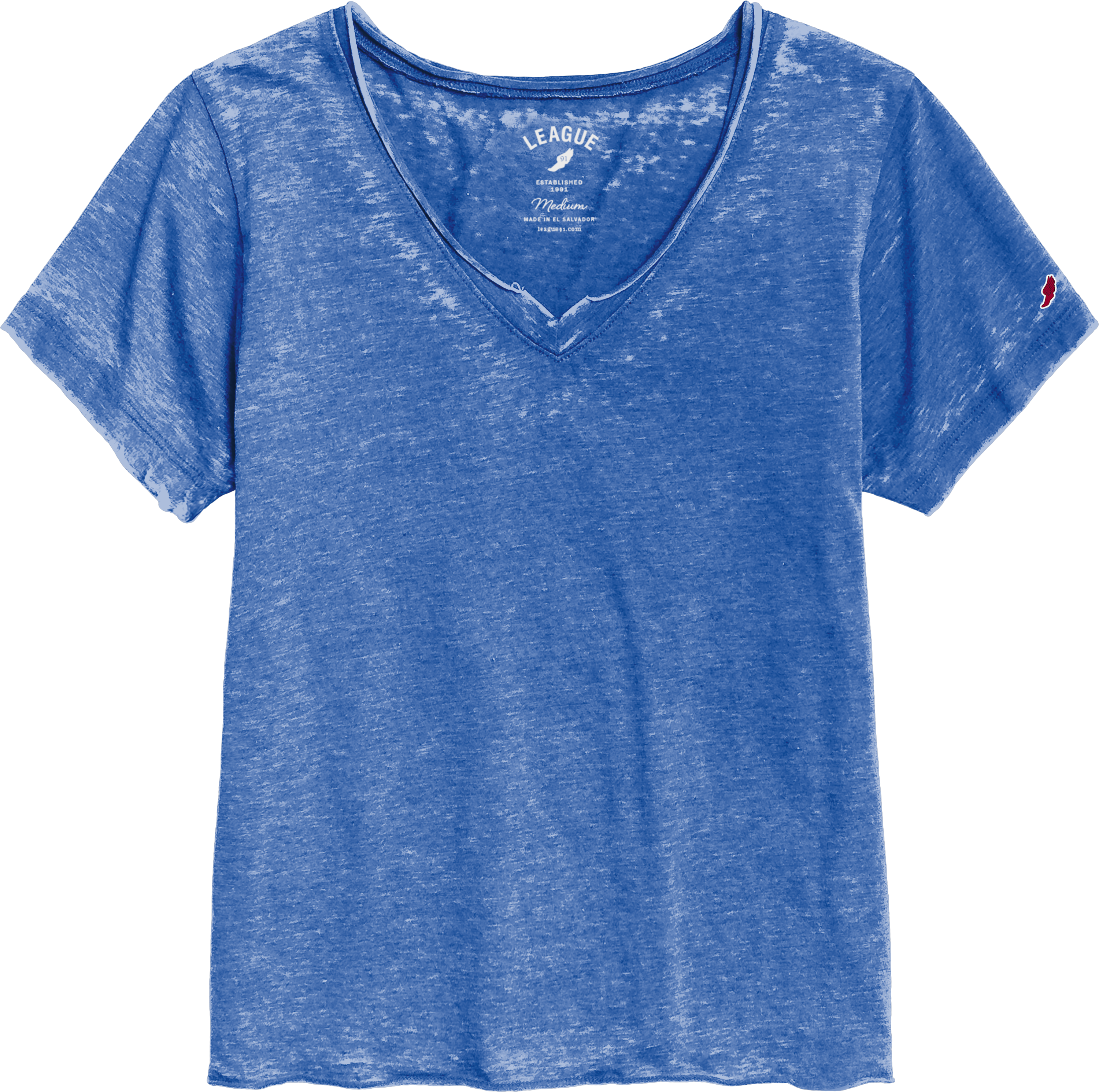 Burnout Loose Fit V-Neck