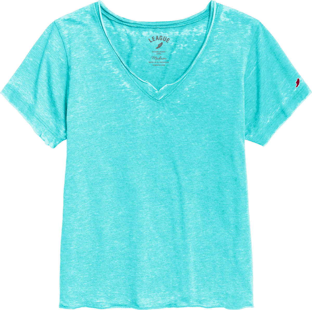 Burnout Loose Fit V-Neck