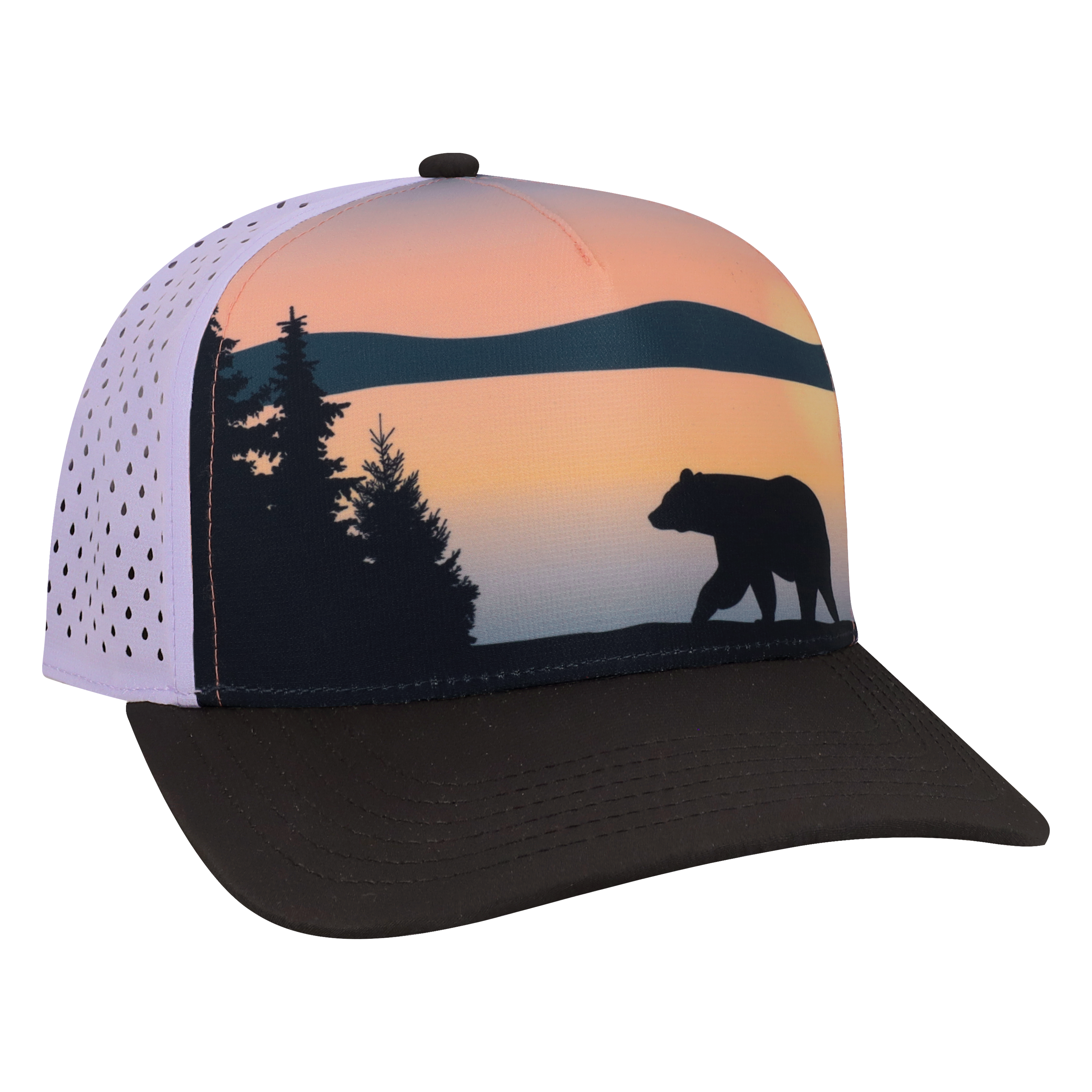 Vista 5 Panel High Crown Adj Hat